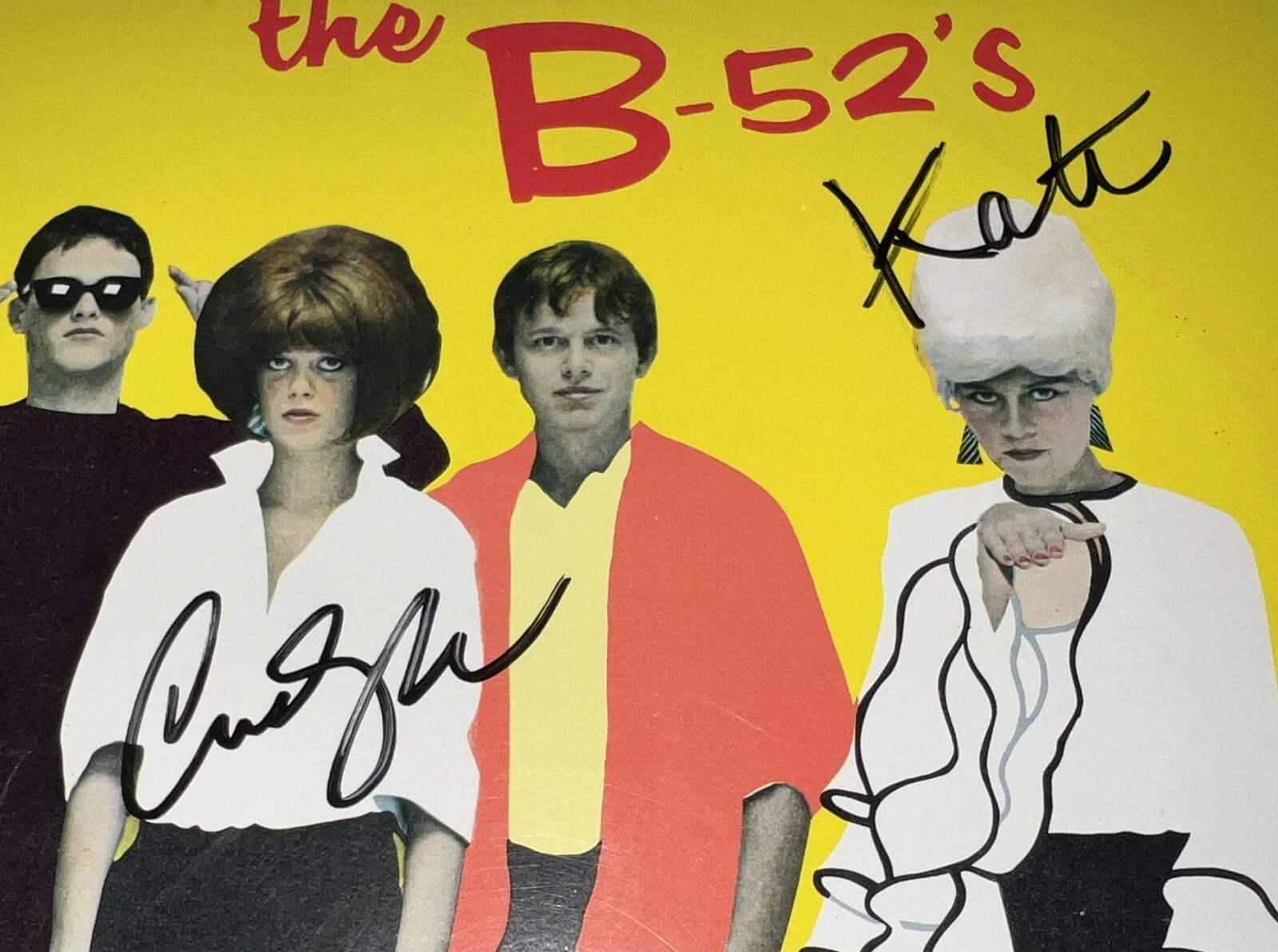 Signed The B-52’s Autographed Album Vinyl Record Fred Cindy Kate Photo Proof, изображение 3
