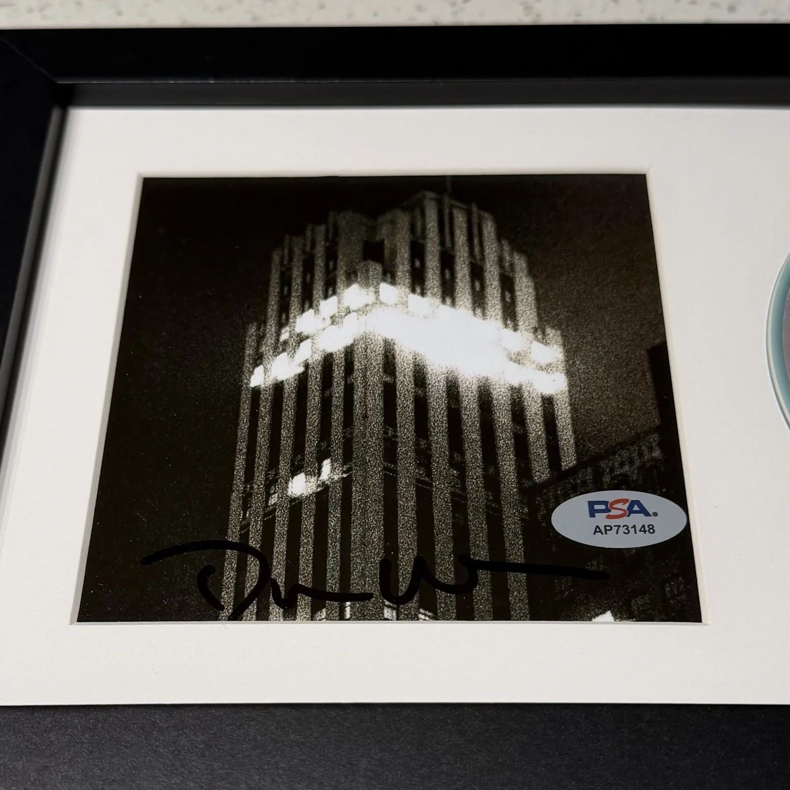 DEAN WAREHAM SIGNED LUNA PENTHOUSE CD ALBUM AUTOGRAPH FRAMED PSA COA, image 2