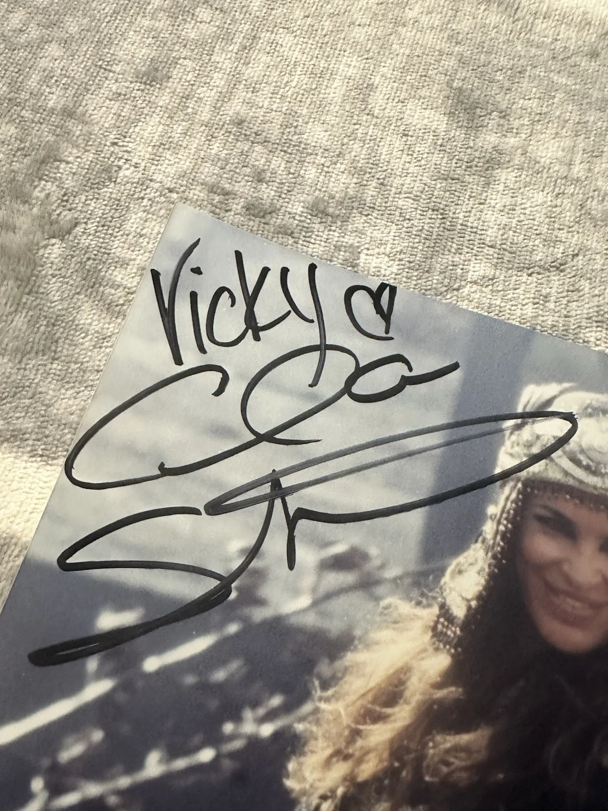 Claire Stansfield — Claire Stansfield Signed 8x10 Color "Xena" Photo - Not a reprint - Autographed, изображение 3