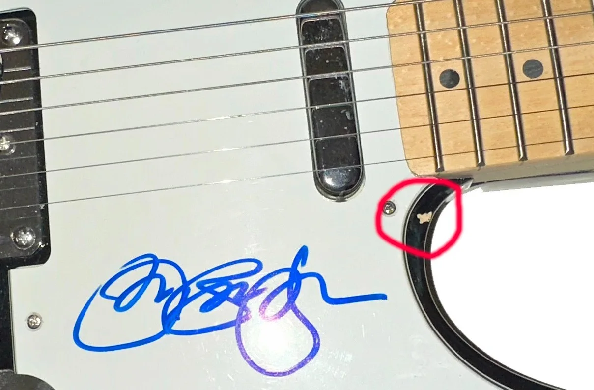 JON BON JOVI Autographed Signed Bon Jovi Tele-Style Guitar ACOA Certified NICE!, изображение 3