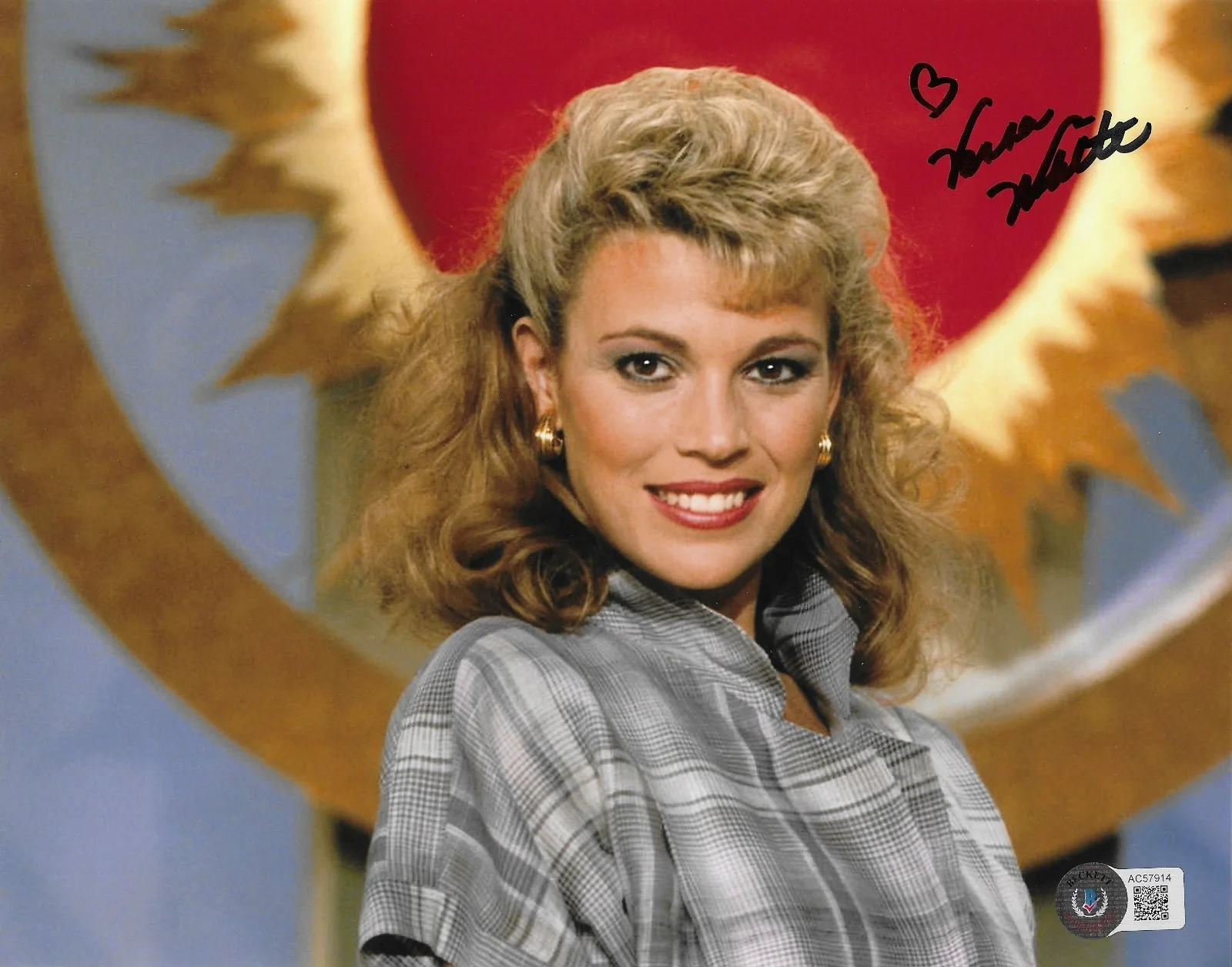 Vanna White — Vanna White Signed 8x10 Photo Autographed BAS Wheel of Fortune 914