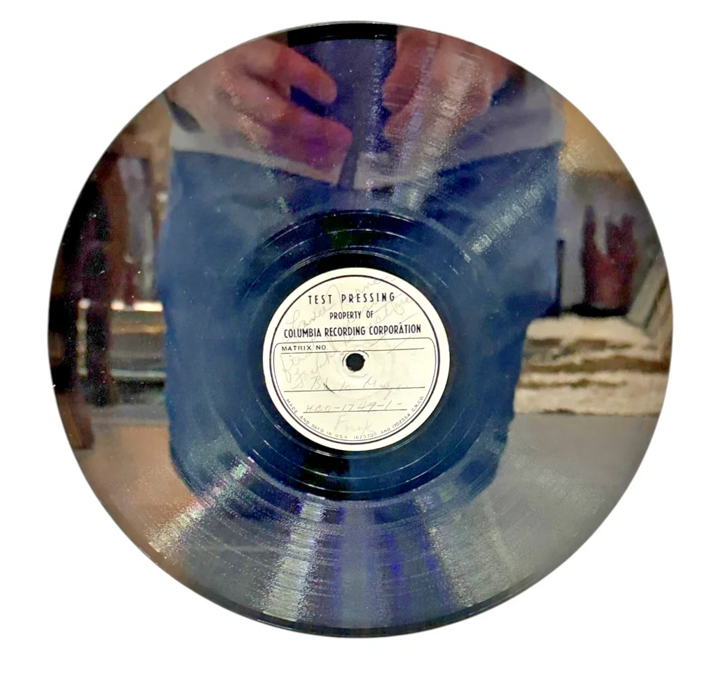 FRANK SINATRA & LANA TURNER BLACK MAGIC TEST PRESSING WHITE LABEL FRAMED RARE, image 2
