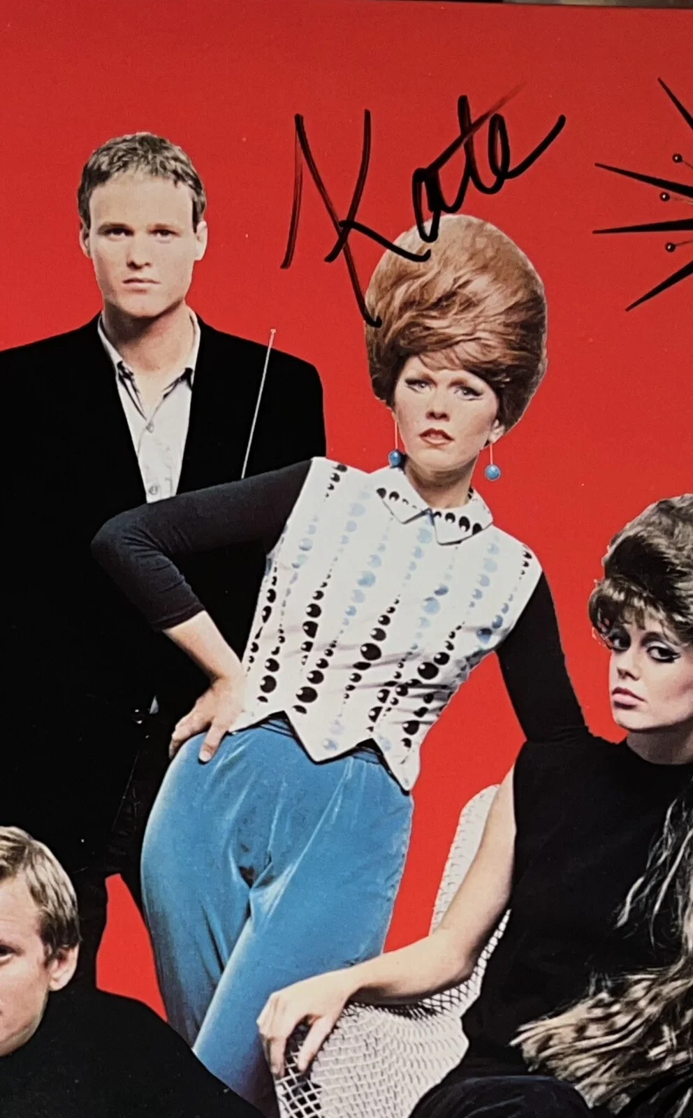 Signed The B-52’S Autographed Album Vinyl Record Fred Cindy Kate Photo Proof, изображение 4