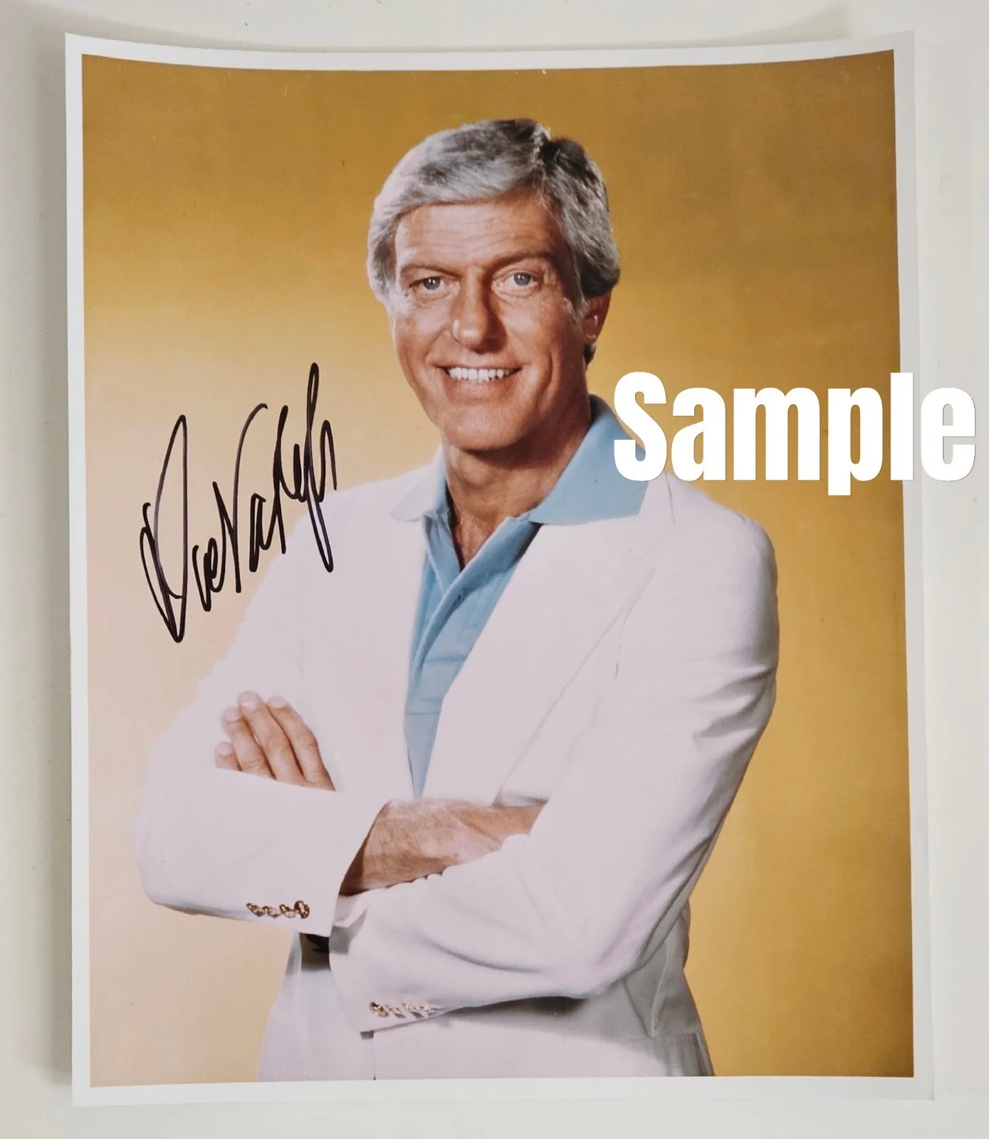 Dick Van Dyke — Dick Van Dyke Actor, Comedian, Hand Signed Autograph 8x10 Photo, изображение 2