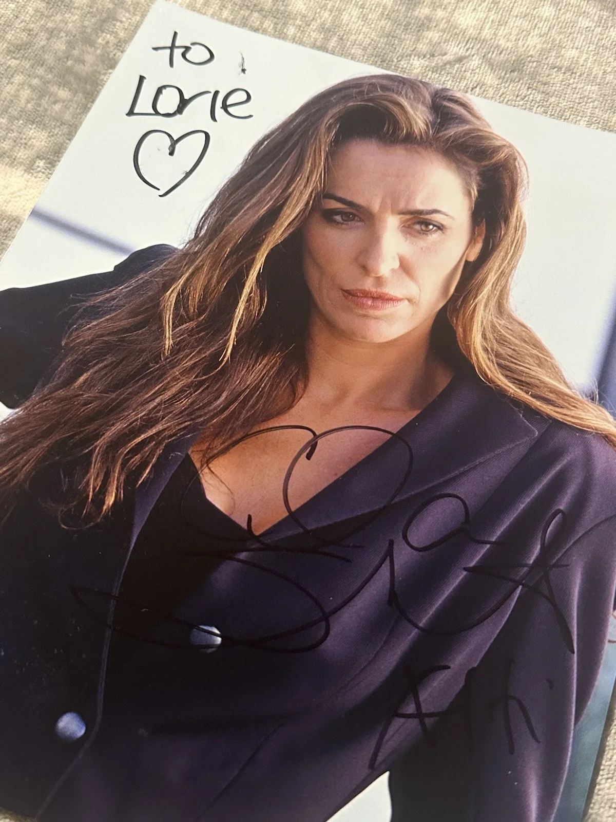 Claire Stansfield — Claire Stansfield Signed 8x10 Color "Xena" Photo Autographed, изображение 3