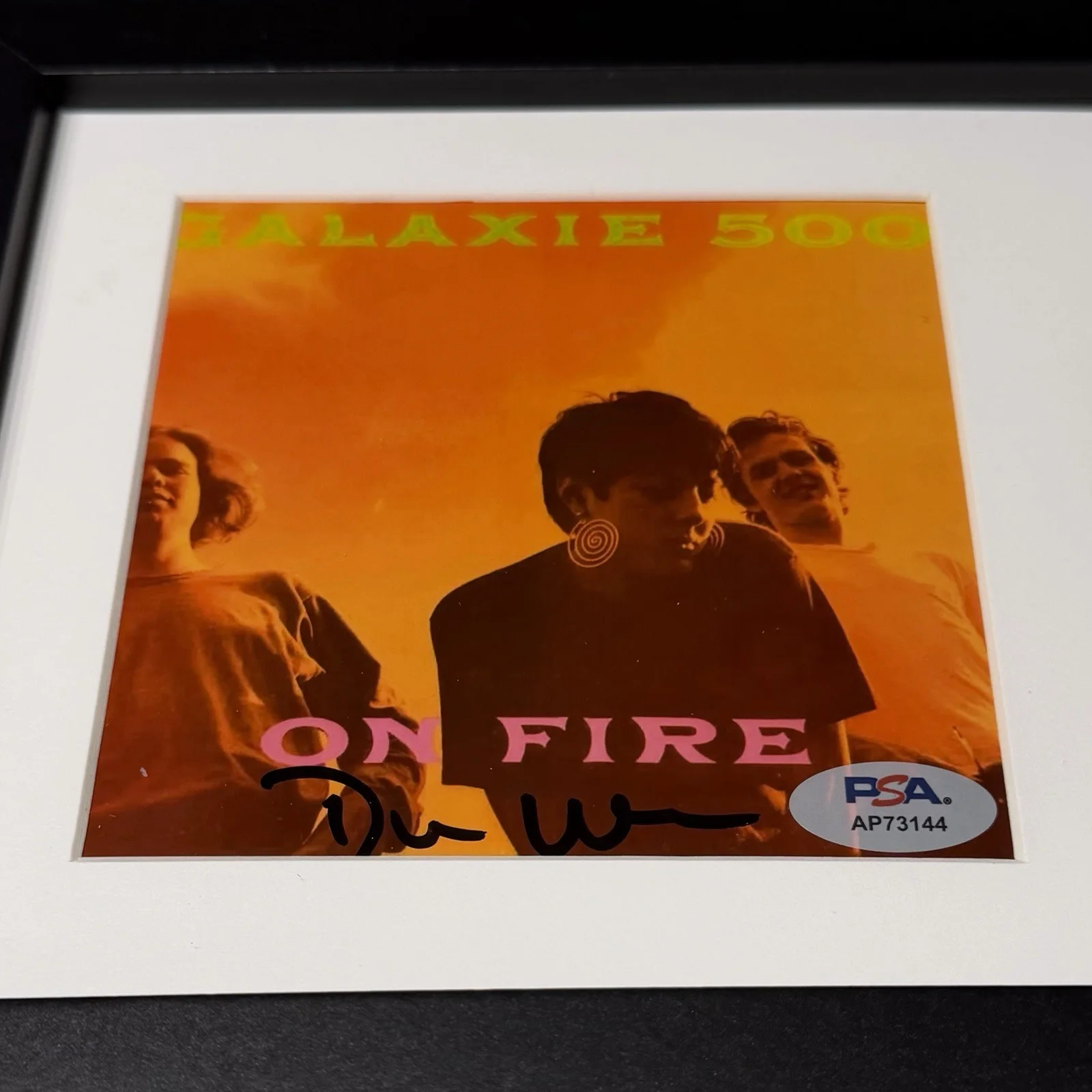 DEAN WAREHAM SIGNED GALAXIE 500 ON FIRE CD ALBUM AUTOGRAPH FRAMED PSA COA, image 2