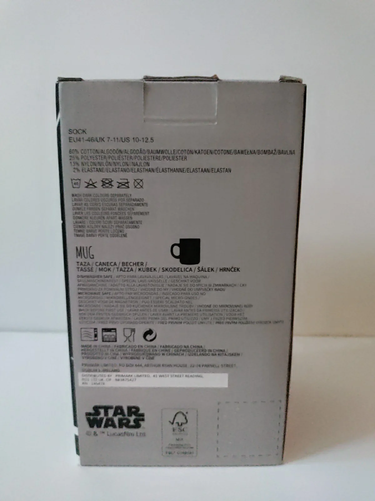 Star Wars Mug and Sock Set Size 41-46: New, image 3