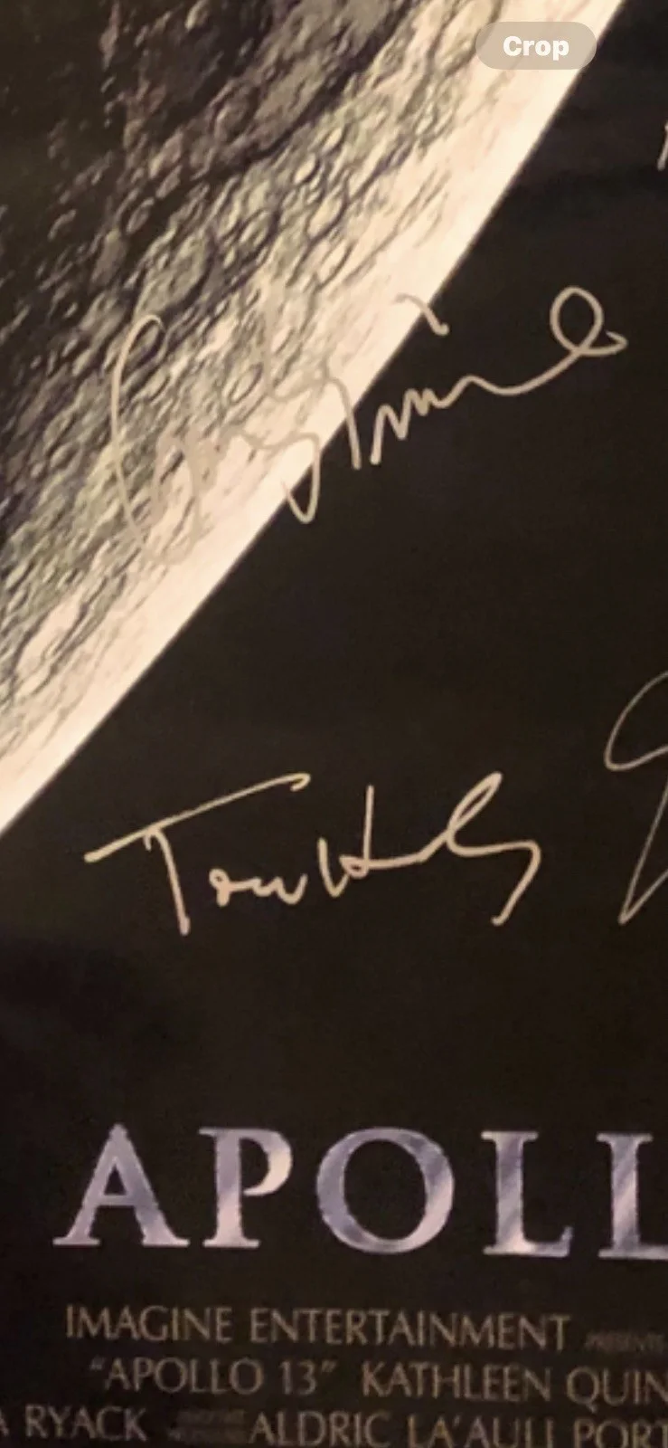 Tom Hanks, Kevin Bacon, Ed Harris, Bill Paxton — Apollo 13 poster signed by Tom Hanks Kevin Bacon Bill Paxton Ed Harris +4, изображение 4