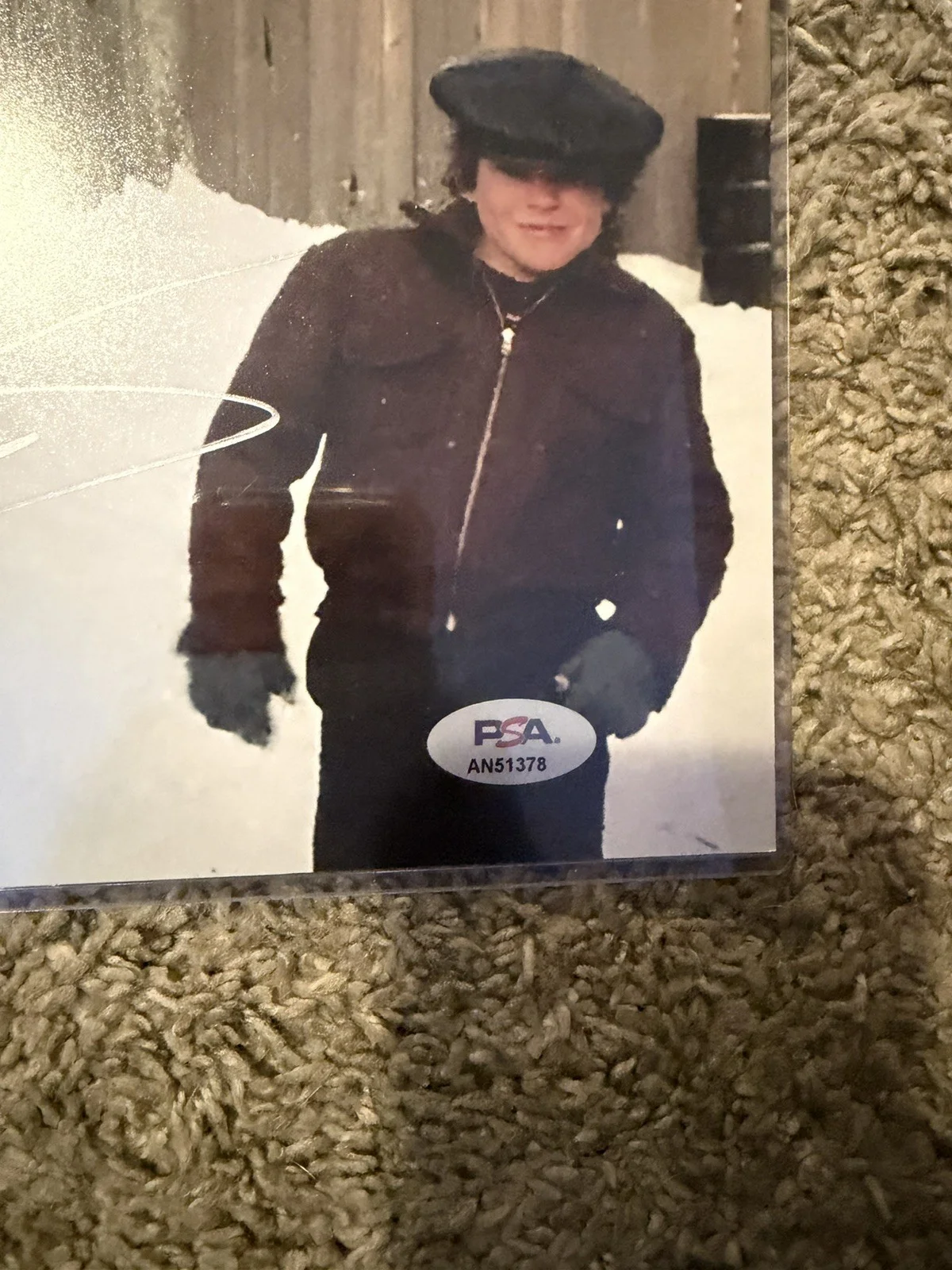 Zack Ward, amp, YANO ANAYA — A CHRISTMAS STORY Zack Ward & YANO ANAYA AUTO 8X10 PHOTO PSA DNA COA !, изображение 3