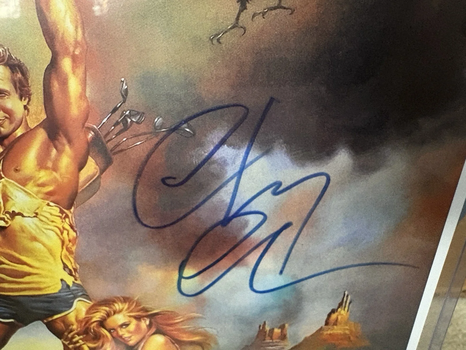 Chevy Chase — Chevy Chase signed National Lampoon's Vacation 11x17 poster COA, изображение 2