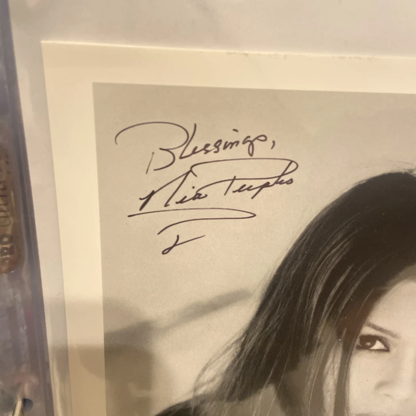 Nia Peeples — Nia Peeples Signed Photo Actress & Singer "Fame" 8x10 b&w autograph, изображение 2
