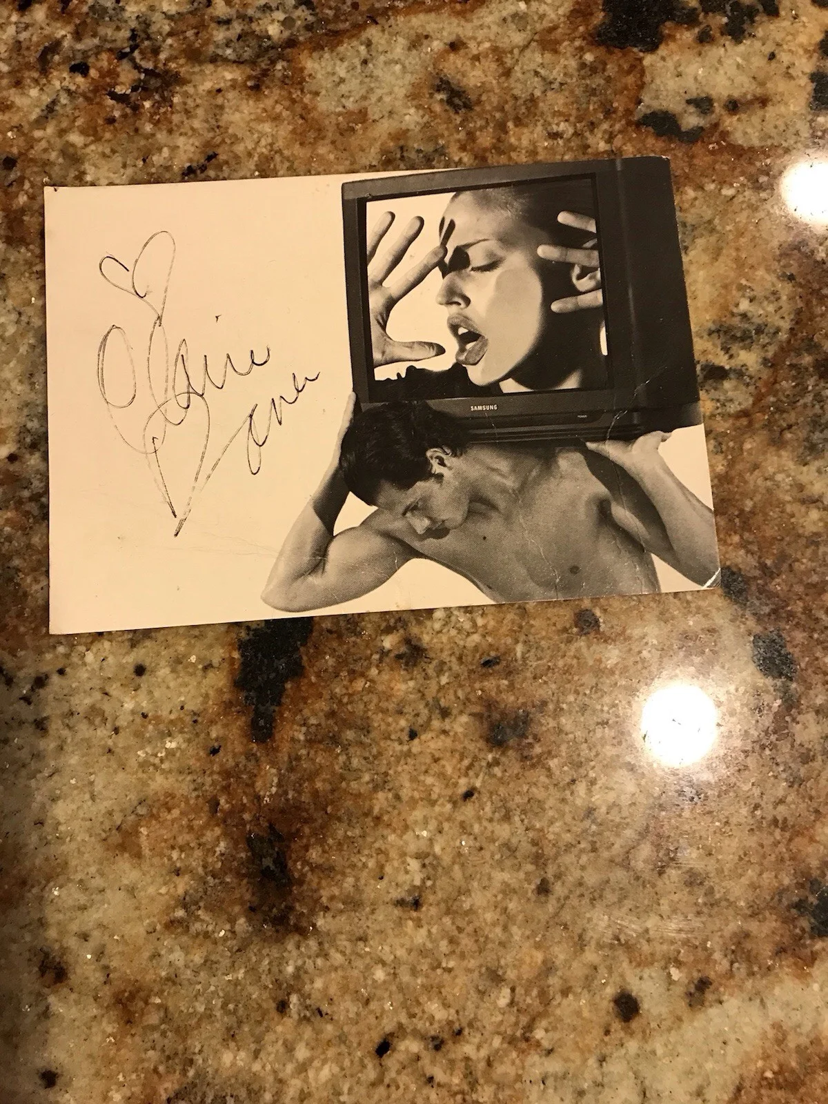 Claire Danes — Claire Danes Signed Autographed Samsung Postcard, image 3