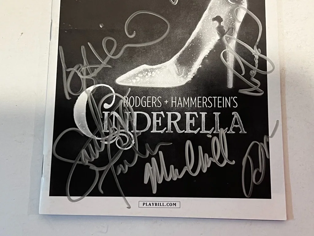 Cinderella Hand Signed Playbill October 2013 OBC, image 3