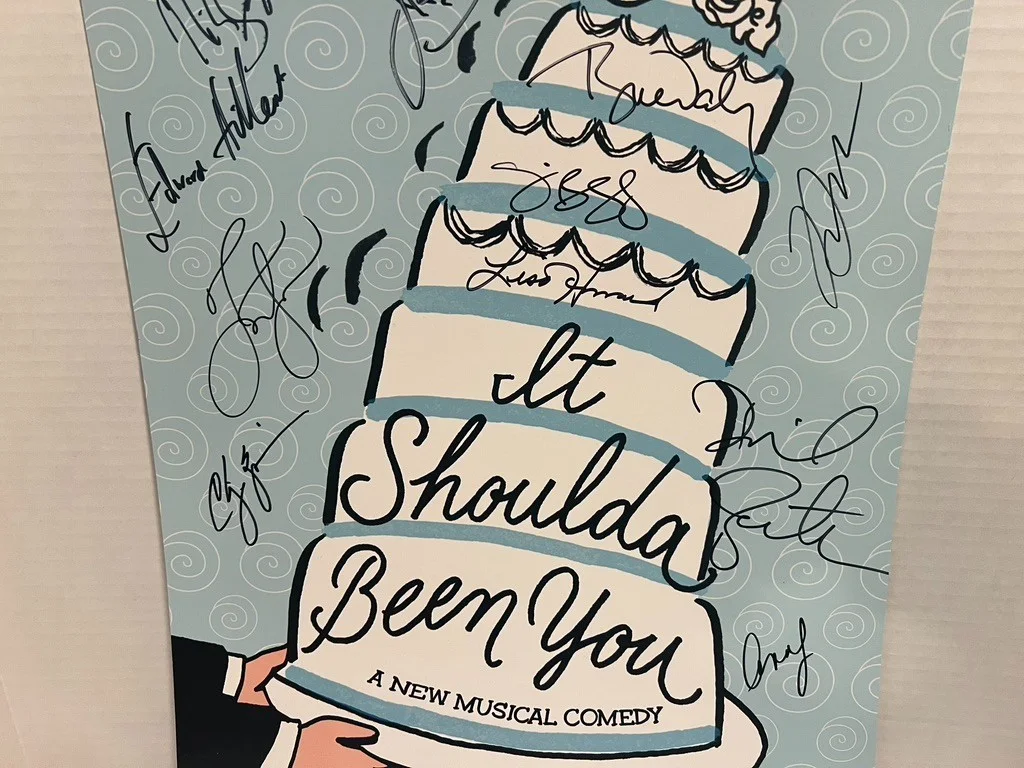 It Shoulda Been You Full Cast HAND SIGNED 14x22 Window Card 2015, изображение 3