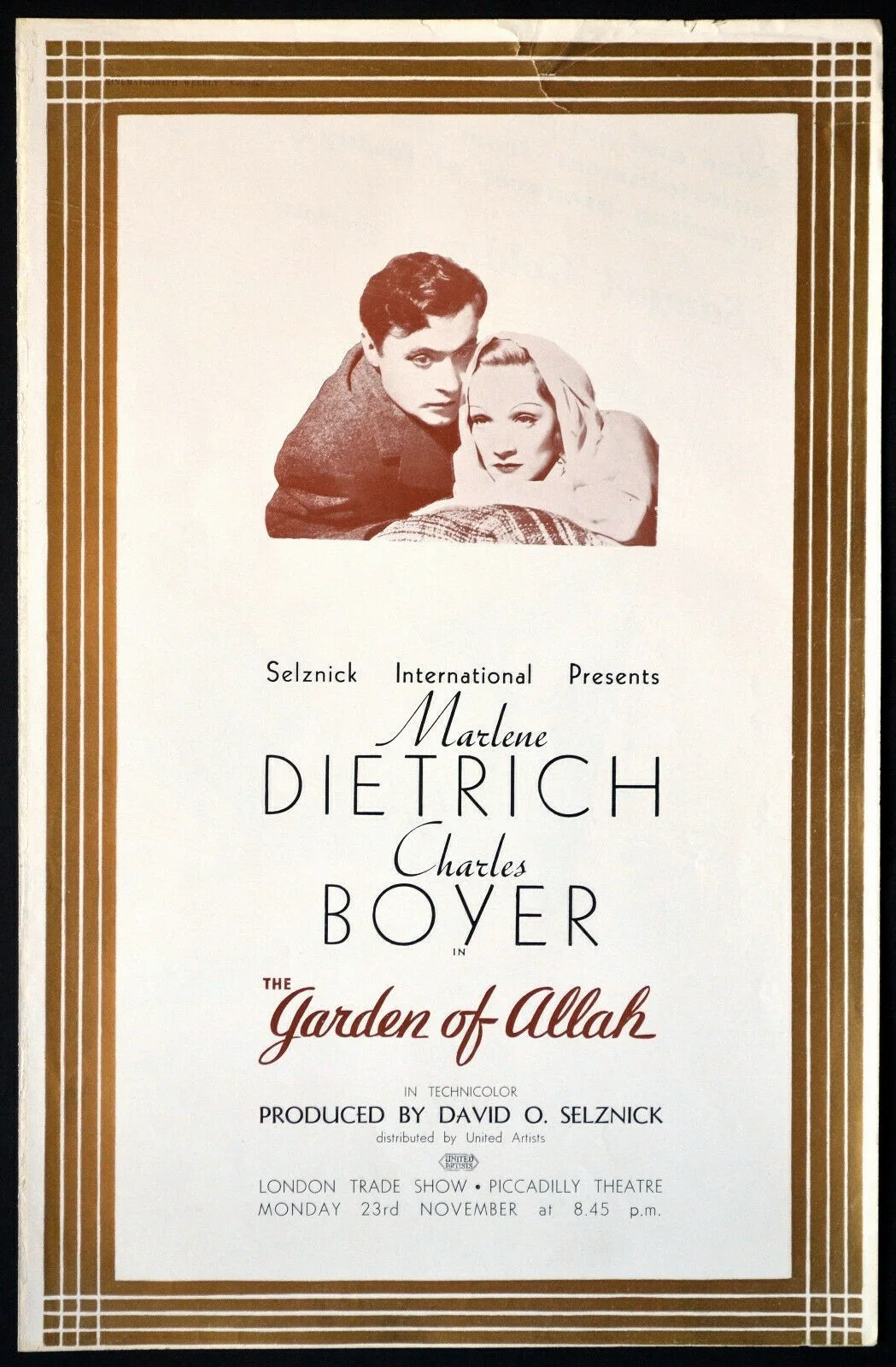 COME AND GET IT! 1936 Edward Arnold, Joel McCrea, Frances Farmer TRADE ADVERT, image 2