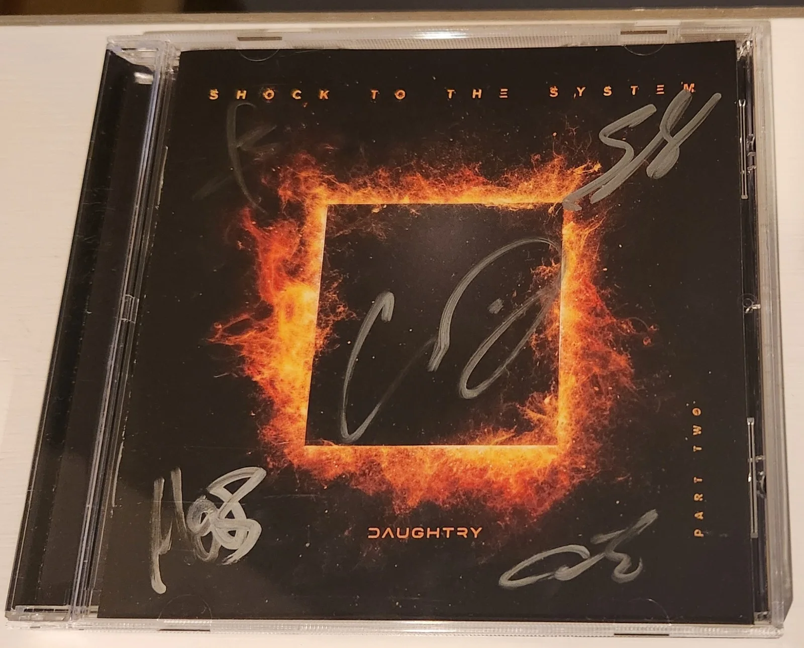 Daughtry Shock to the System (Part Two) Signed Autographed CD, image 2
