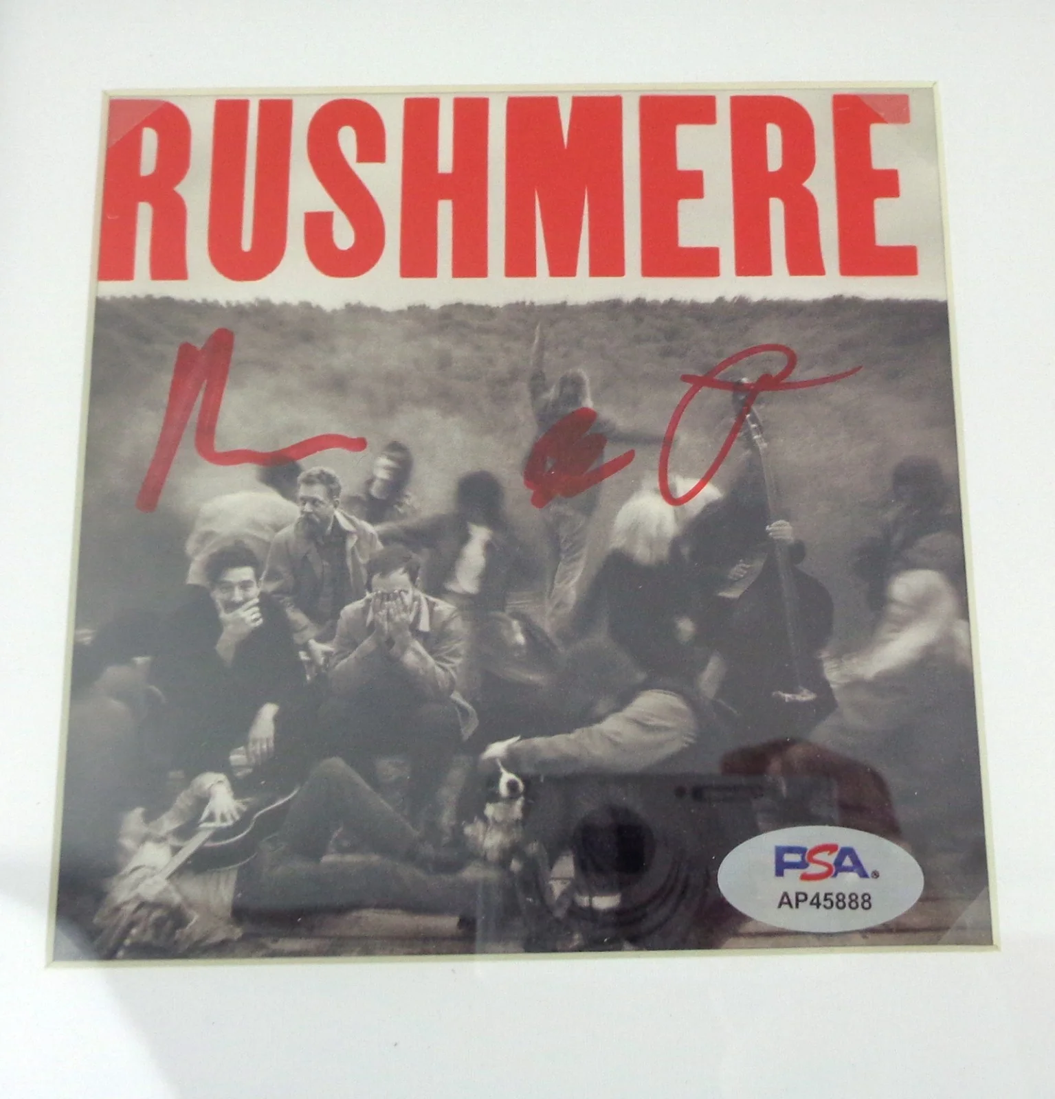 Mumford, Sons — Mumford And Sons Signed Autograph Rushmere CD Framed PSA/DNA COA, image 2
