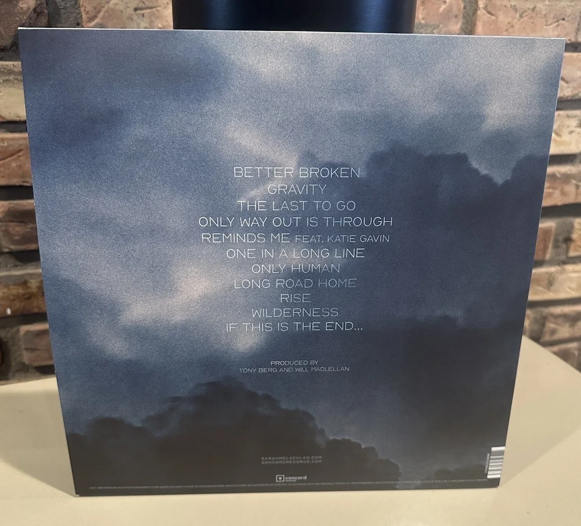 SARAH MCLACHLAN "Better Broken" SIGNED SLEEVE LP Record, изображение 3