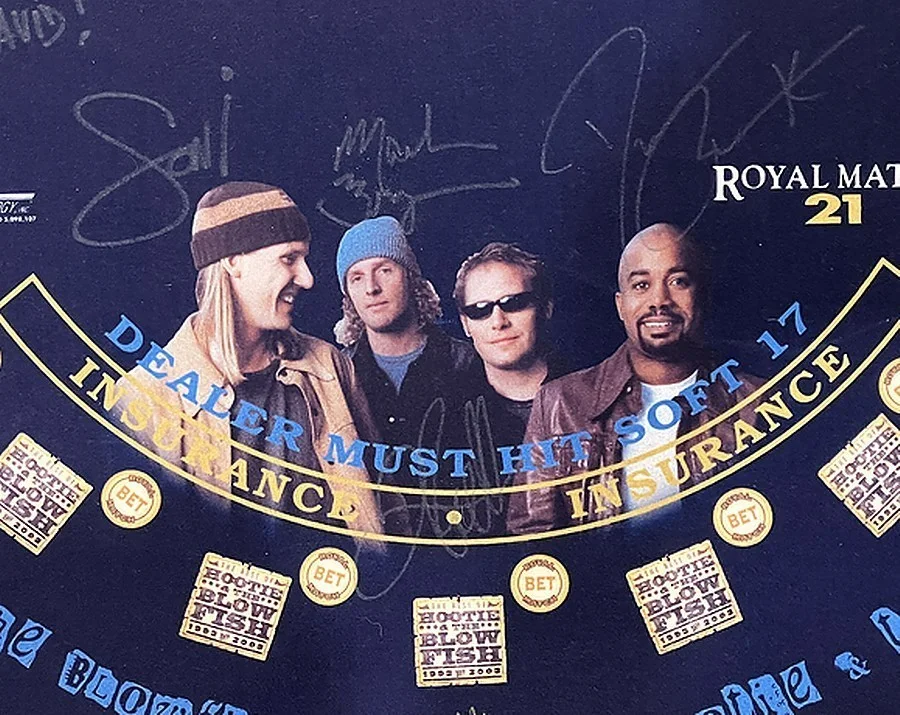 Hootie & The Blowfish Signed Blackjack Table Silverton Casino Las Vegas 2005, изображение 3