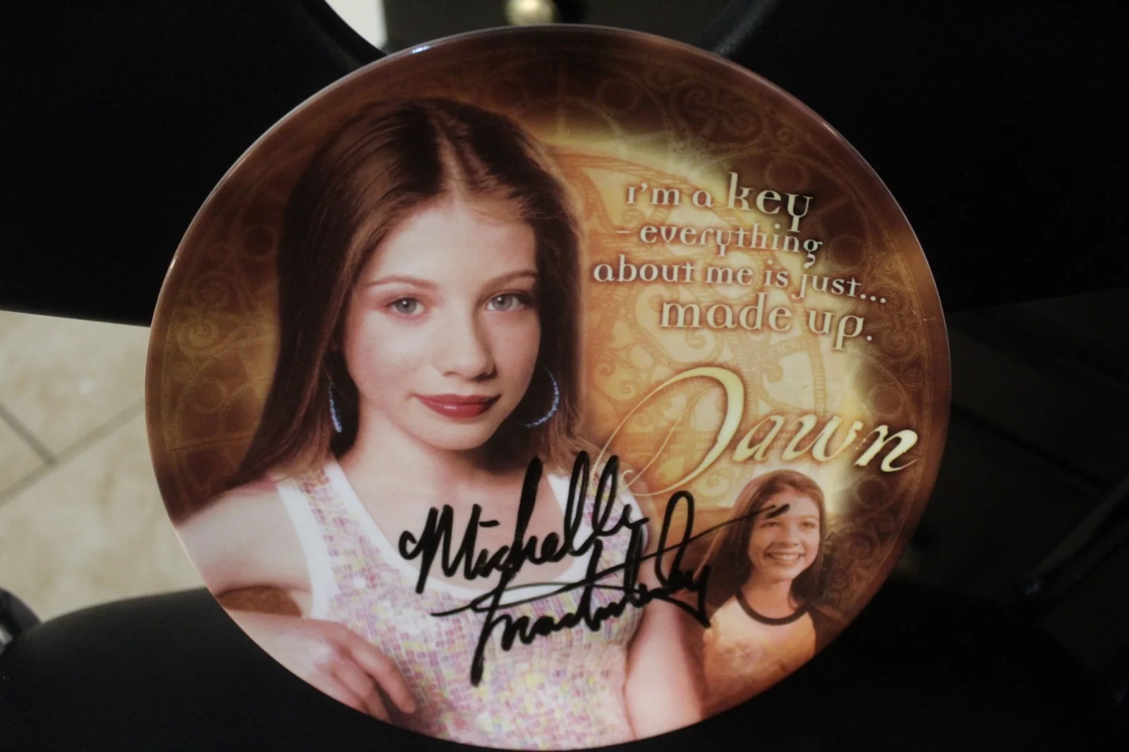 2003 Buffy Series 1 Collector Plate, Autographed Michelle Trachtenberg +COA, изображение 4
