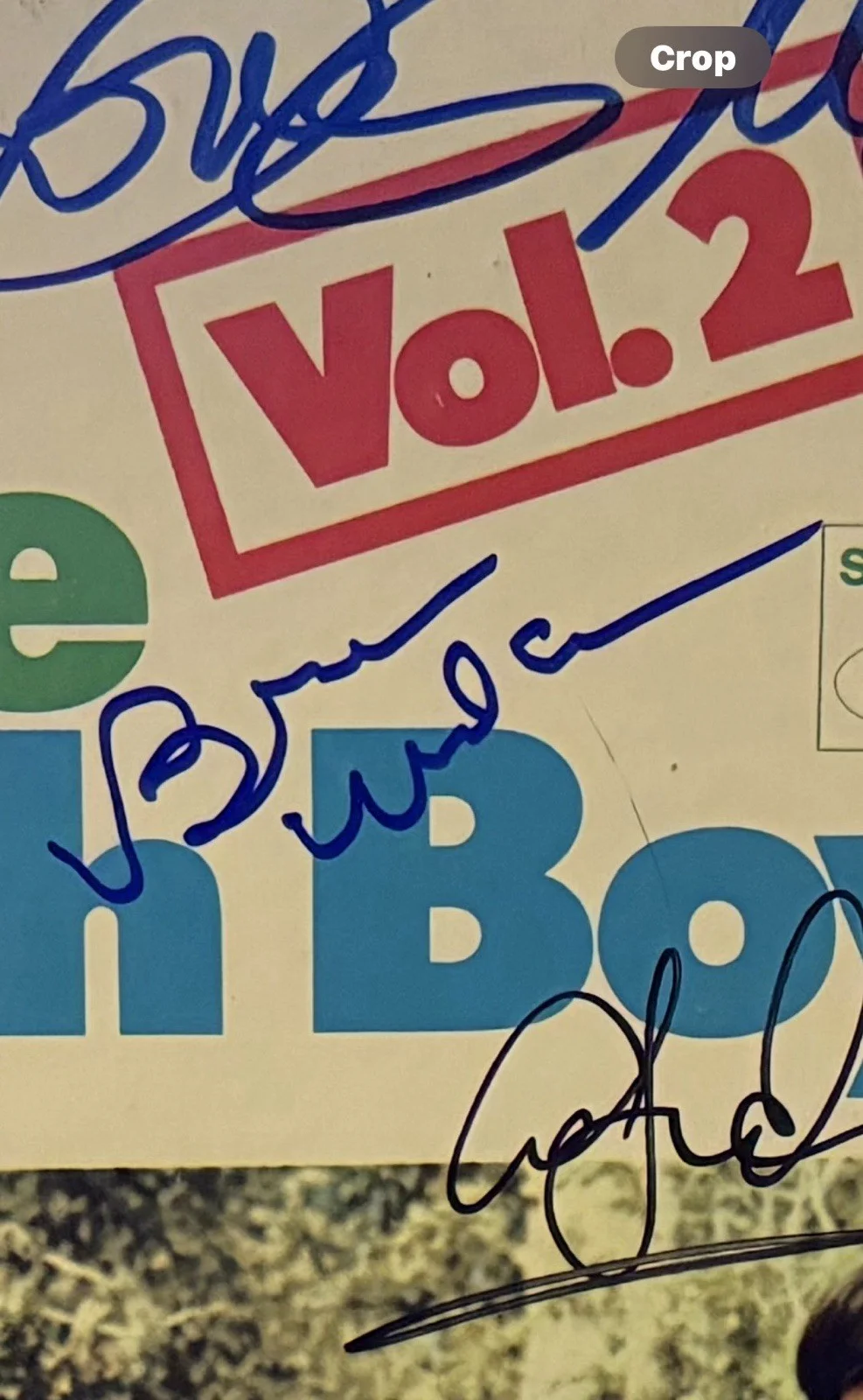 Signed beach boys Brian Wilson Mike love Al Jardine Best Of Vinyl Album Record, изображение 2