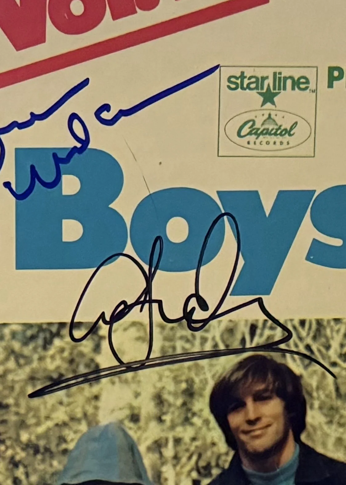 Signed beach boys Brian Wilson Mike love Al Jardine Best Of Vinyl Album Record, изображение 4