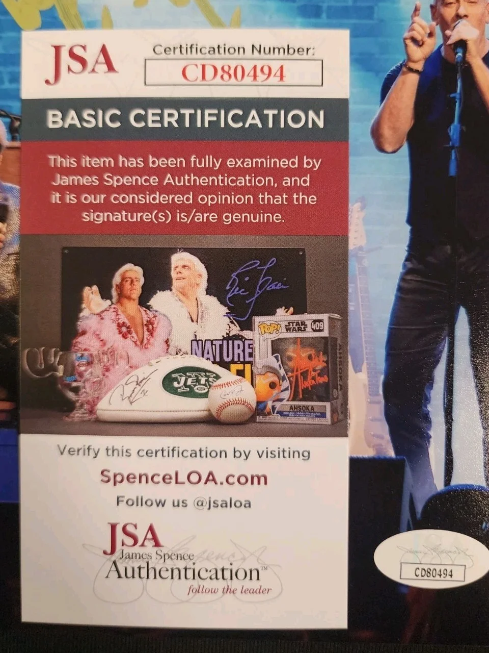Marc Cohn Signed 8x10 Walking In Memphis American Singer Song Writer JSA CD80494, изображение 2