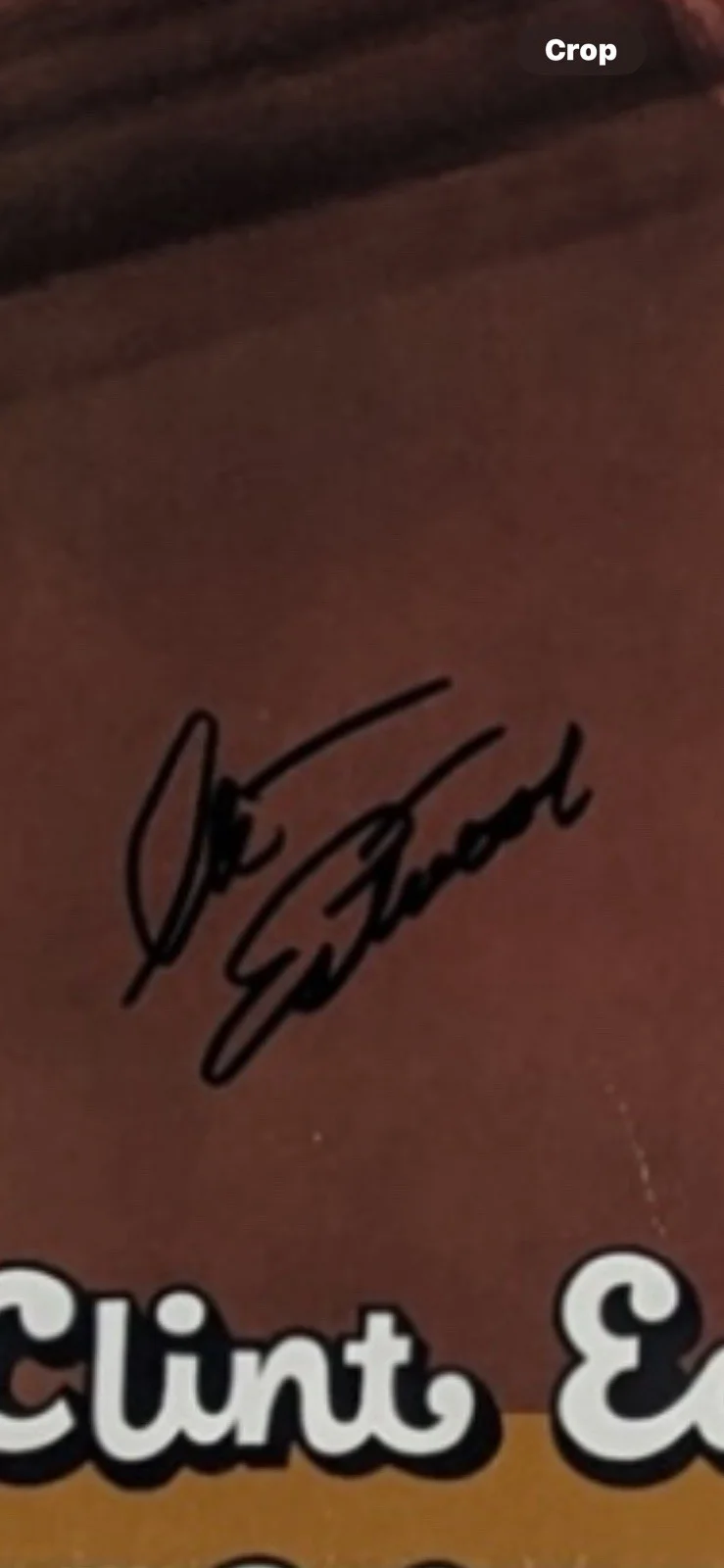 Clint Eastwood — Signed Clint Eastwood original 27 x 41 Poster Any Which Way You Can Linen Backed, image 2