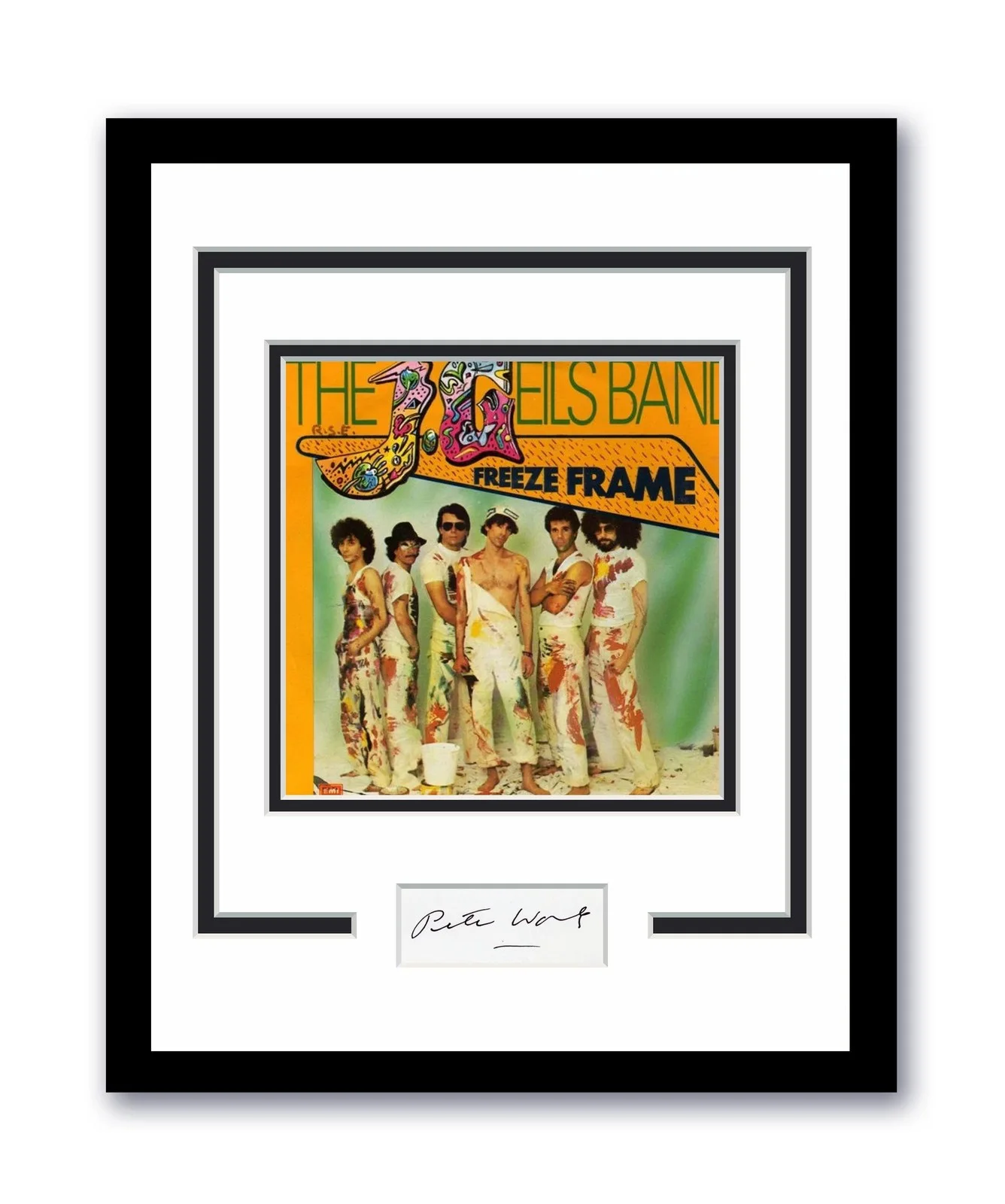 Peter Wolf — J. Geils Band Peter Wolf Autographed Signed 11x14 Framed Photo ACOA