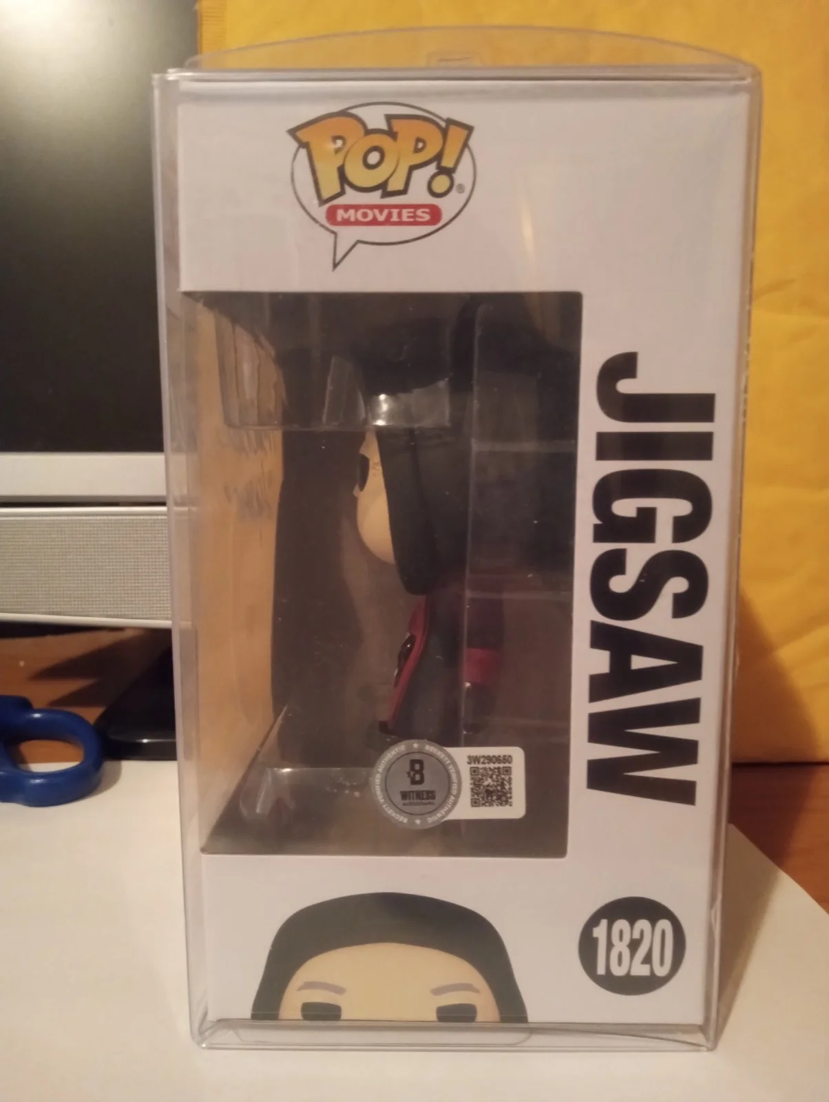 Tobin Bell — Tobin Bell Signed Jigsaw Funko Saw Authentic Autograph Beckett 3W290650, изображение 3