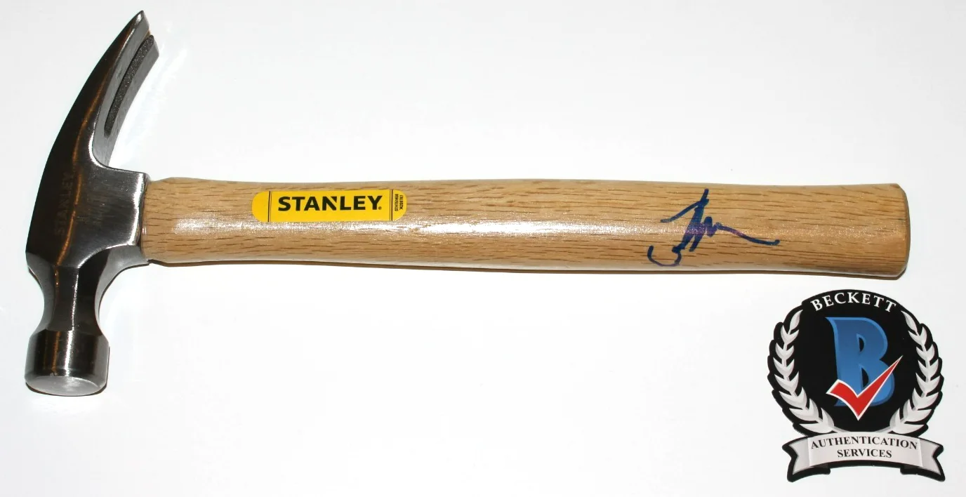 Tim Allen — TIM ALLEN SIGNED HOME IMPROVEMENT STANLEY HAMMER TAYLOR TOOL TIME 1 BECKETT COA, изображение 2
