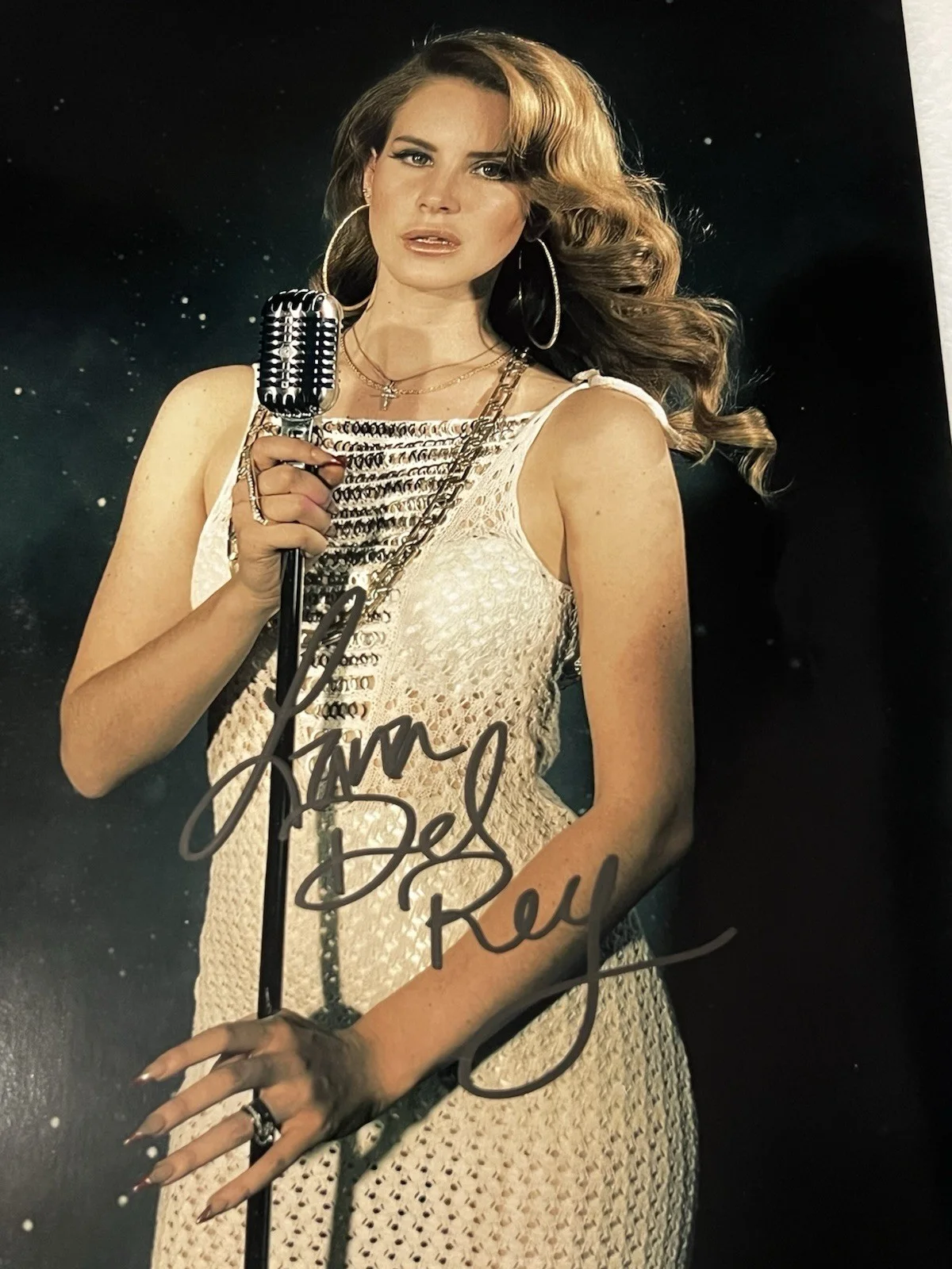 LANA DEL REY Autographed 8.25Xx11.5 signed photo Pop Indie Singer Nicely Framed, image 3