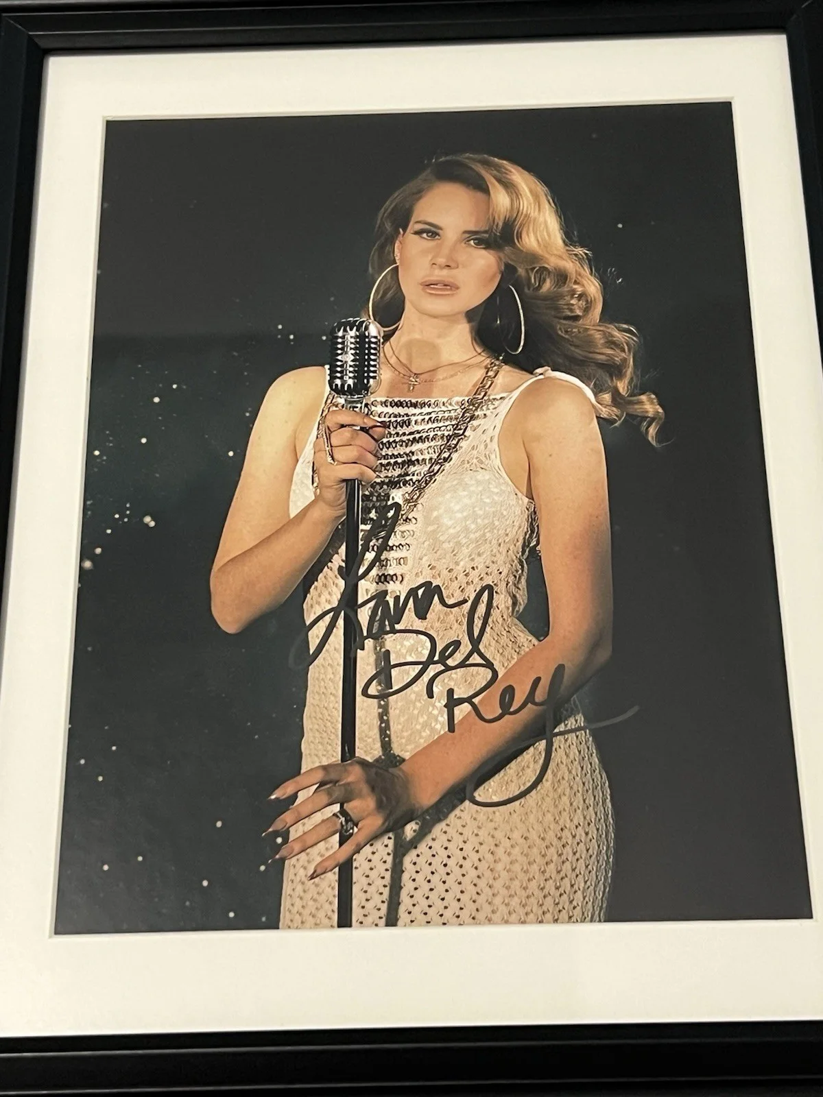 LANA DEL REY Autographed 8.25Xx11.5 signed photo Pop Indie Singer Nicely Framed, image 4