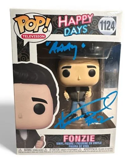 Henry Winkler — Henry Winkler Signed Fonzie Funko Pop #1124 Happy Days ACOA Autographed
