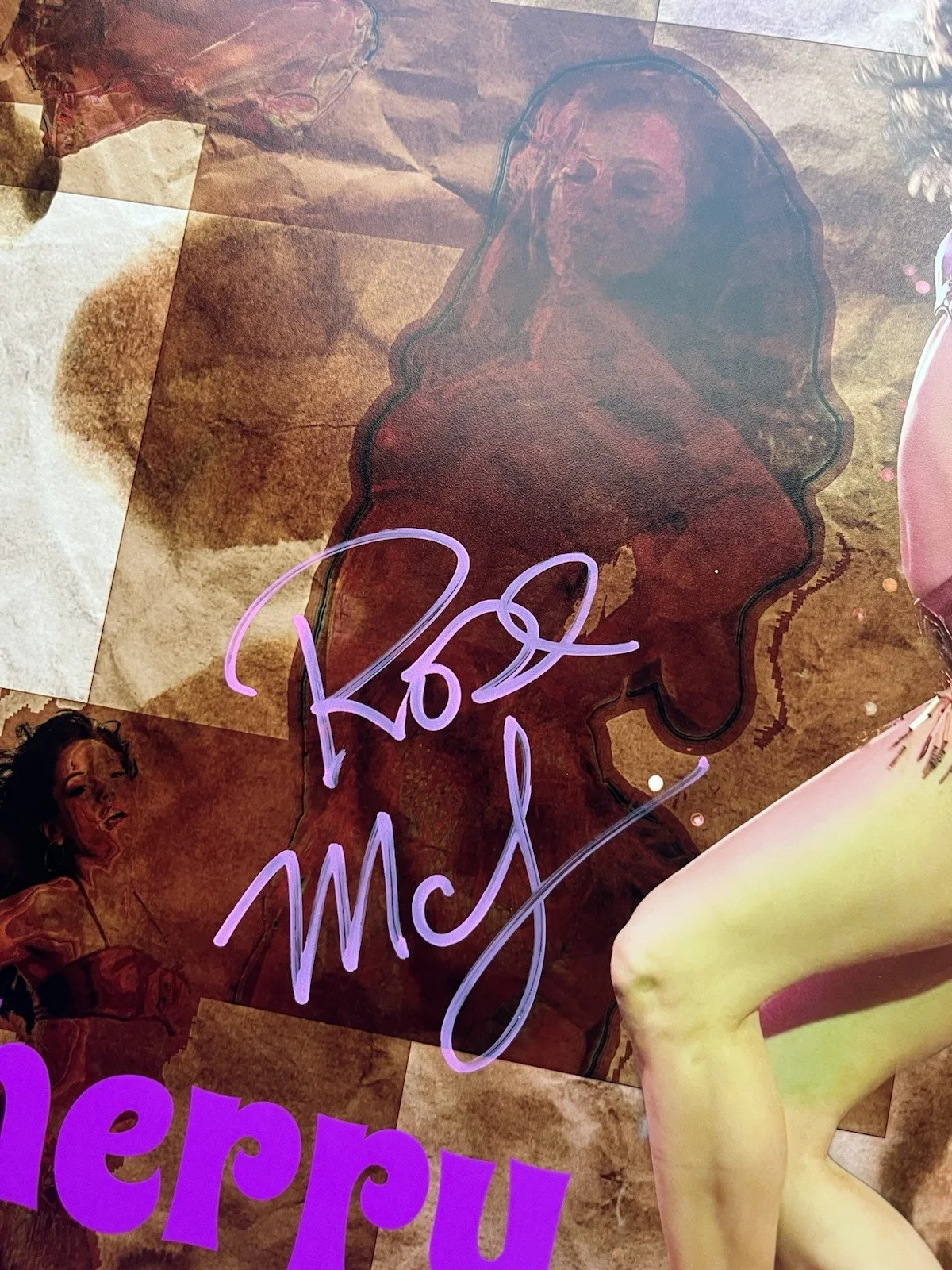 Rose McGowan — Rose McGowan Signed Cherry Darling 11x14 LE Photo Becket COA Planet Terror, изображение 4