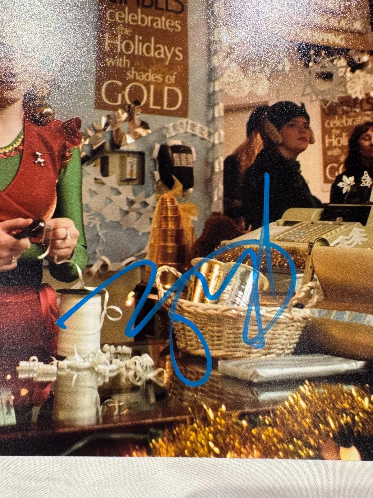 ZOOEY DESCHANEL SIGNED 11X14 JOVIEPHOTO AUTO ELF HIT MOVIE BECKETT BAS COA, изображение 2