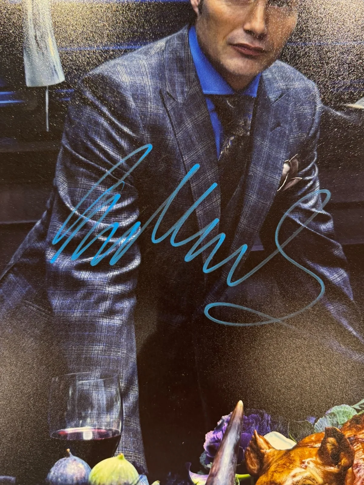 MADS MIKKELSEN SIGNED 11X14 HANNIBAL PHOTO AUTO HIT SHOW BECKETT BAS COA, image 2