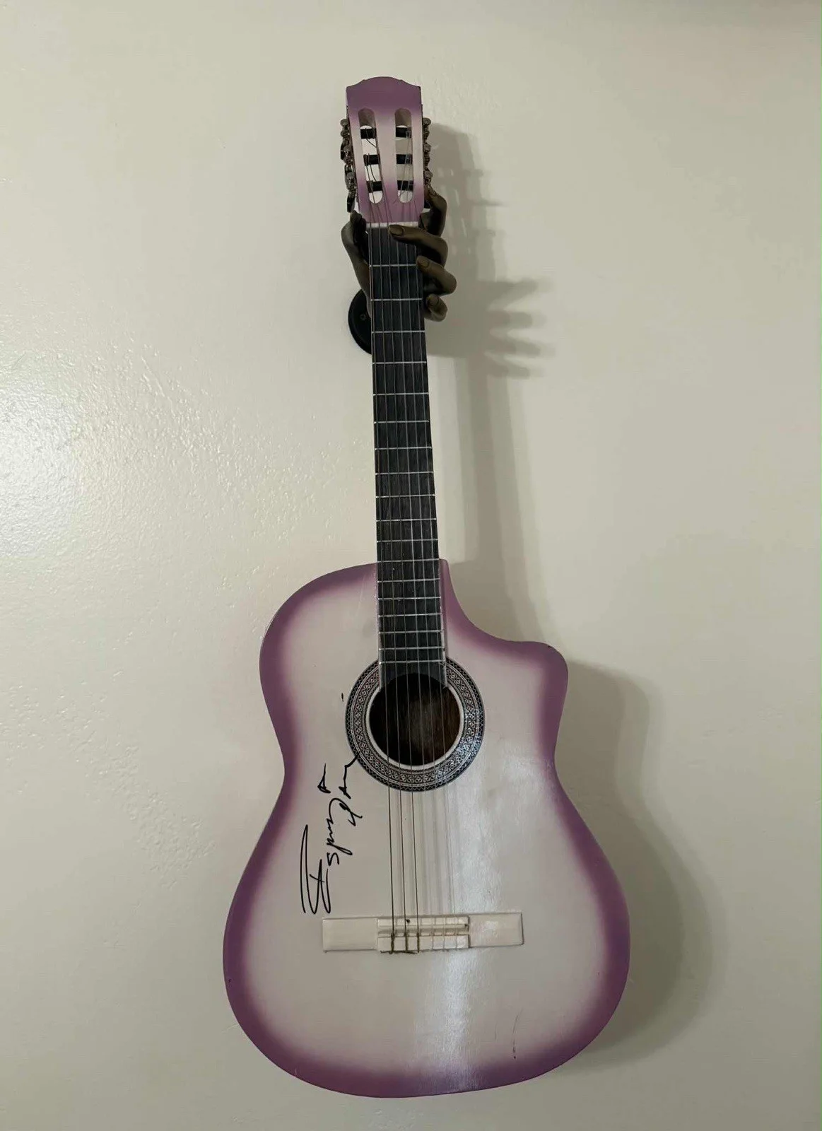 Juan Calleros, Fher Olvera, Sergio Vallin — Espinoza Paz Autograph Acoustic Guitar