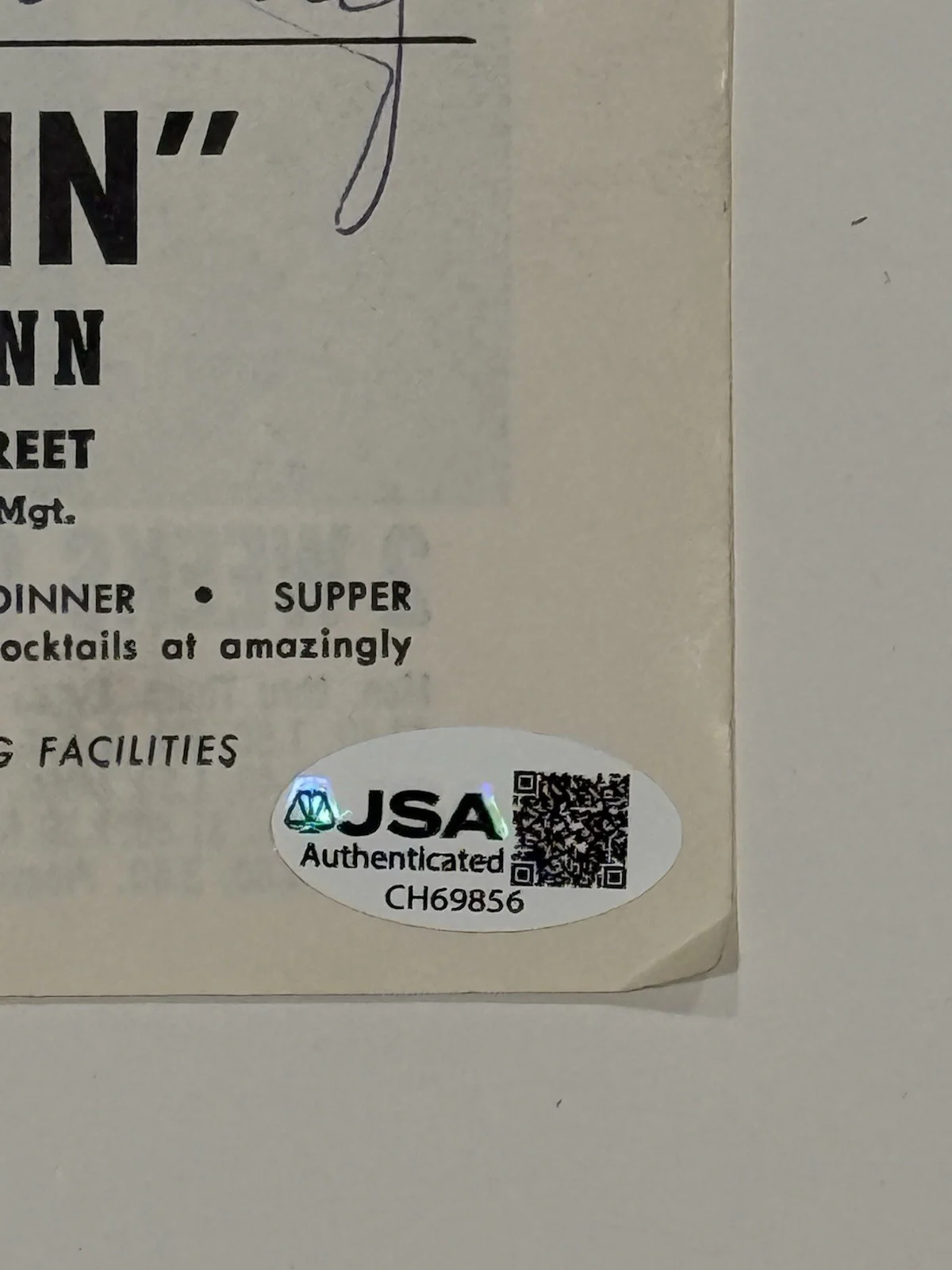 Henry Fonda & Anne Bancroft Signed Playbill Title Ph Two for the Seesaw JSA COA, image 5