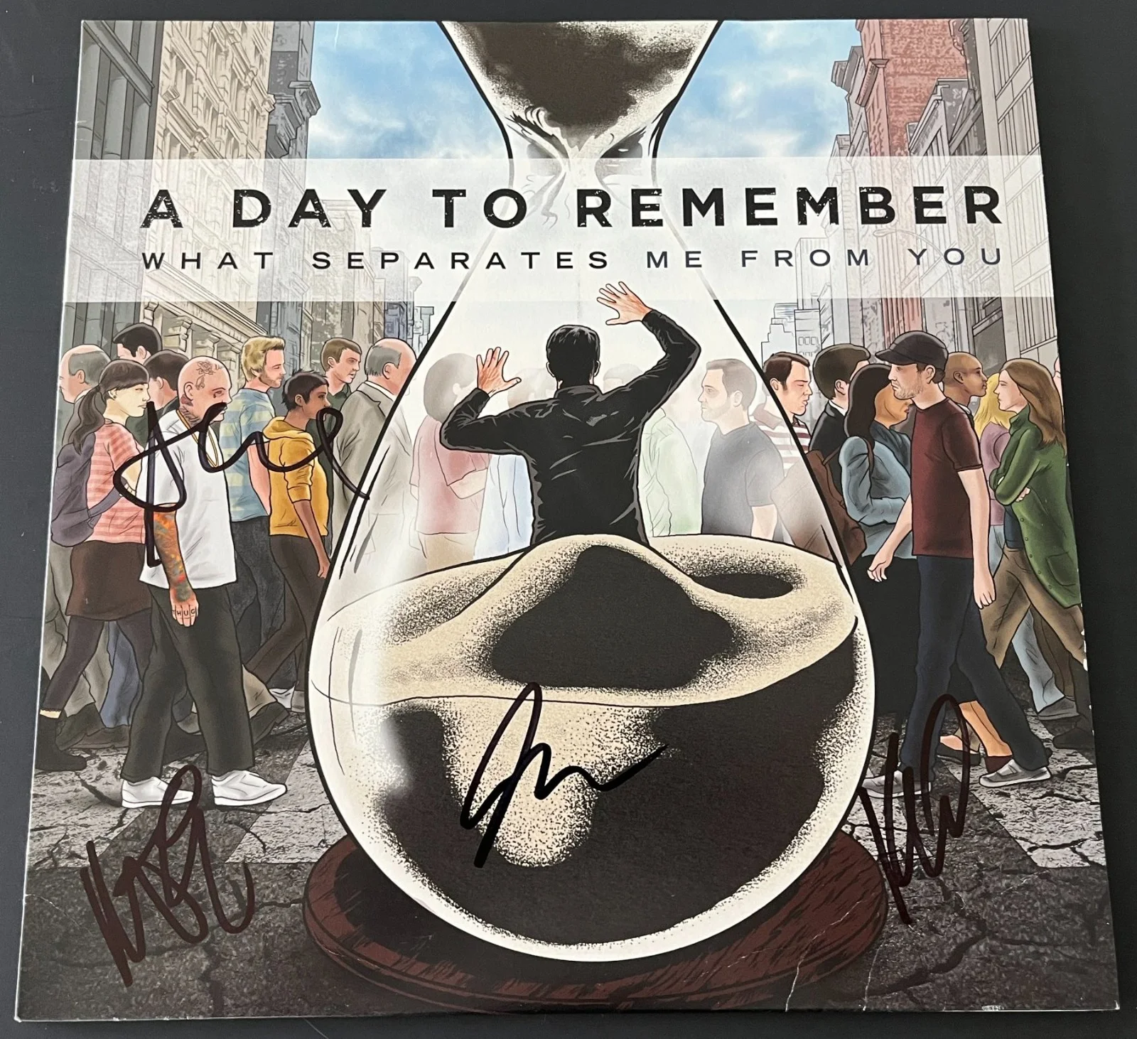 A DAY TO REMEMBER SIGNED WHAT SEPARATES ME FROM YOU VINYL ALBUM w/EXACT PROOF, image 2