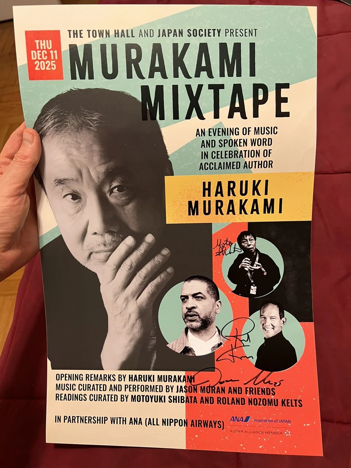 Murakami Mixtape Bundle — Signed By Jason Moran, Motoyuki Shibata, Roland Kelts!, image 2