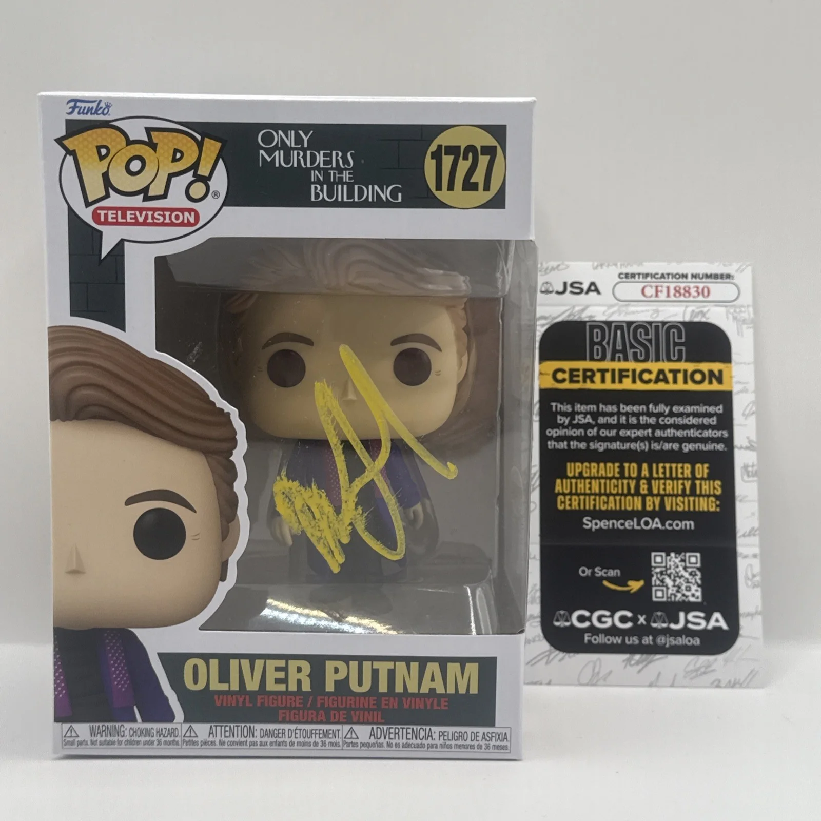 Martin Short — Martin Short signed Funko Pop 1727 Oliver Putnam OMITB JSA COA AUTOGRAPH AUTH