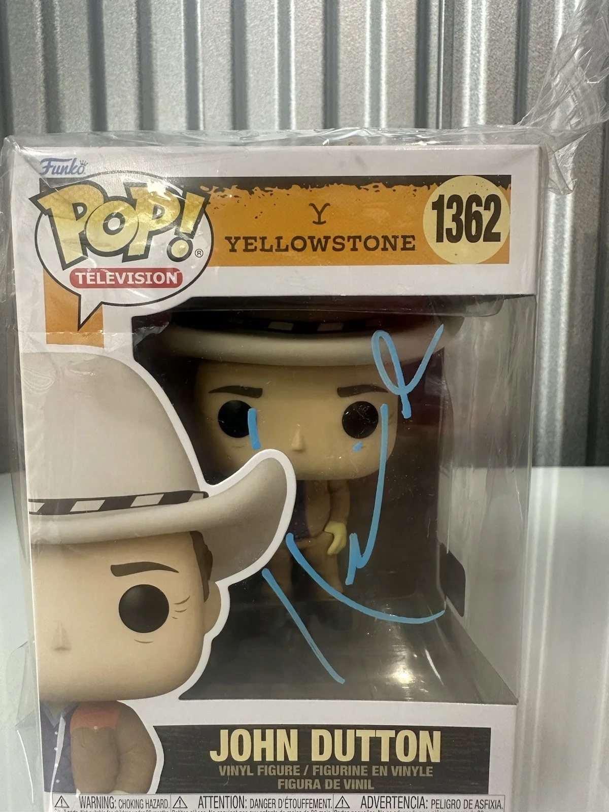 kevin costner — Kevin Costner Signed Yellowstone John Dutton FUNKO POP #1362 COA Holo, изображение 2