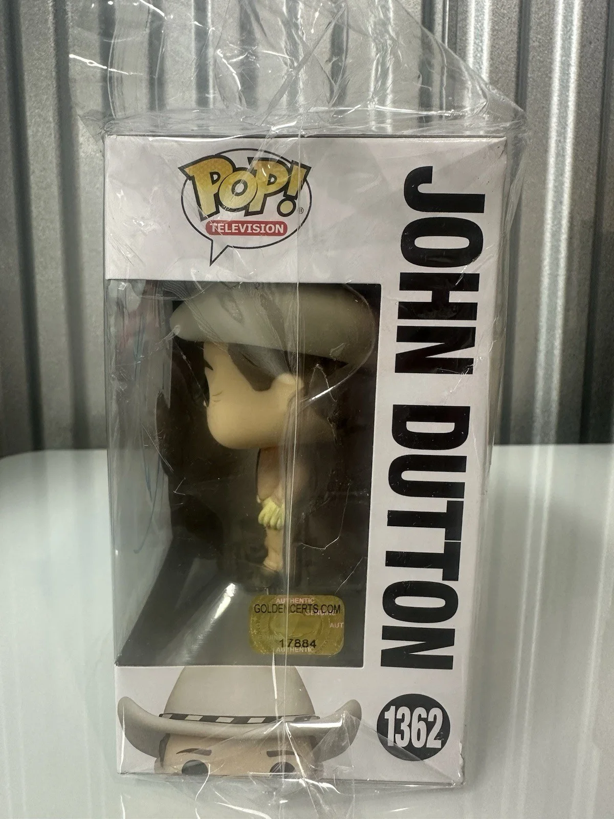 kevin costner — Kevin Costner Signed Yellowstone John Dutton FUNKO POP #1362 COA Holo, изображение 3