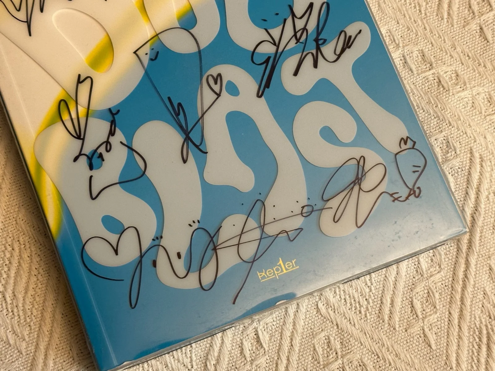 Kep1ER - ALL MEMBER Autograph(Signed) PROMO ALBUM KPOP, image 3