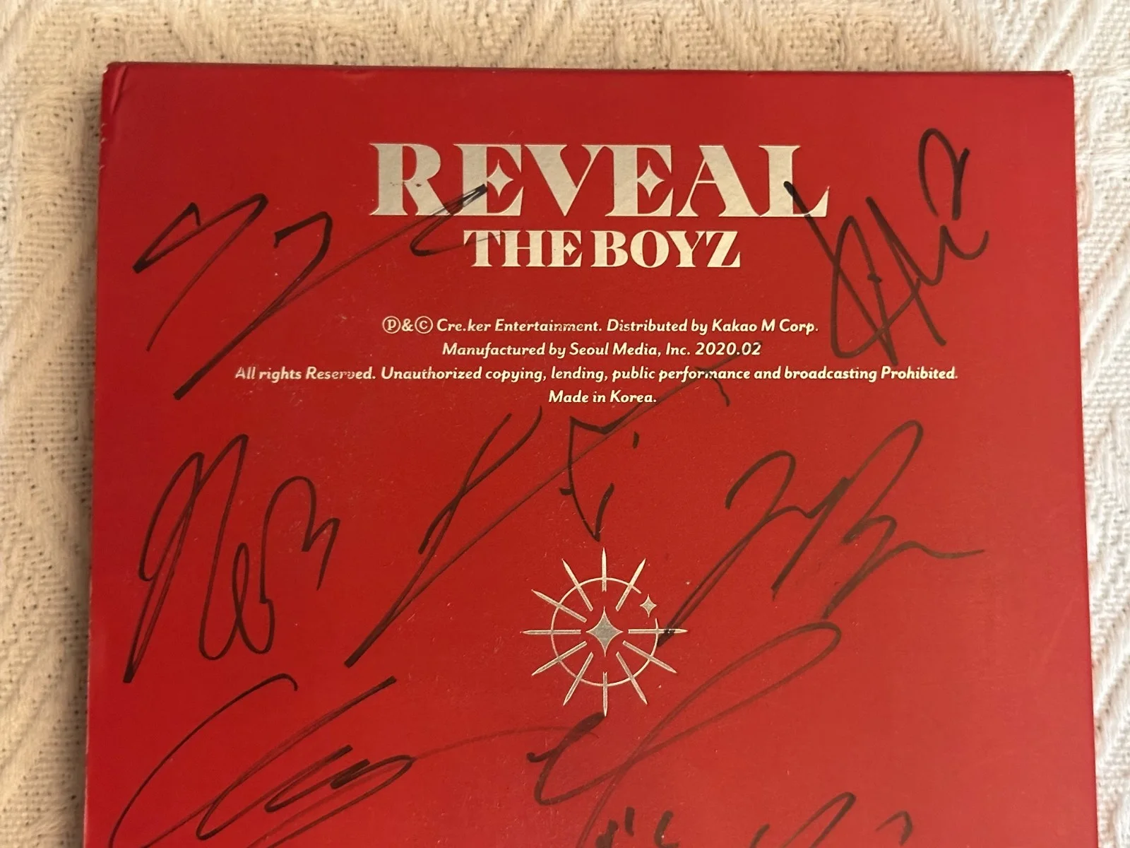 The Boyz - ALL MEMBER Autograph(Signed) PROMO ALBUM KPOP, image 2