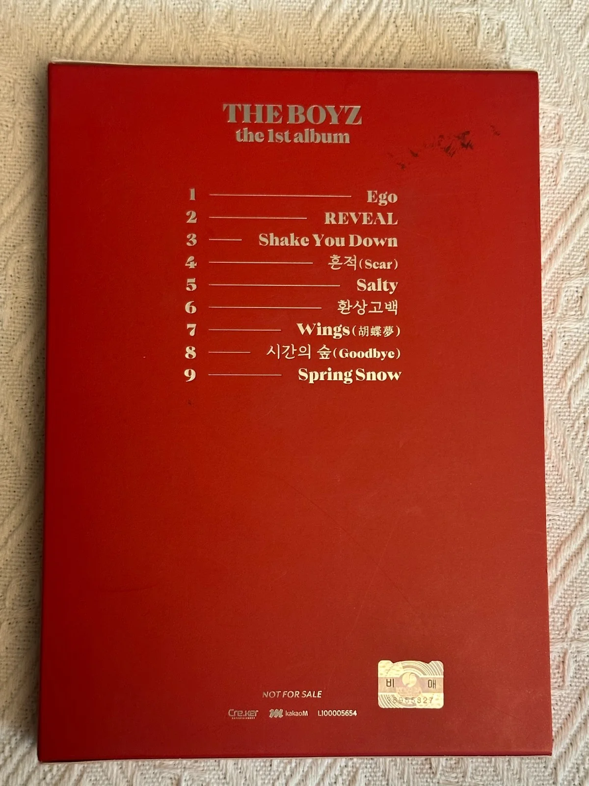 The Boyz - ALL MEMBER Autograph(Signed) PROMO ALBUM KPOP, image 5