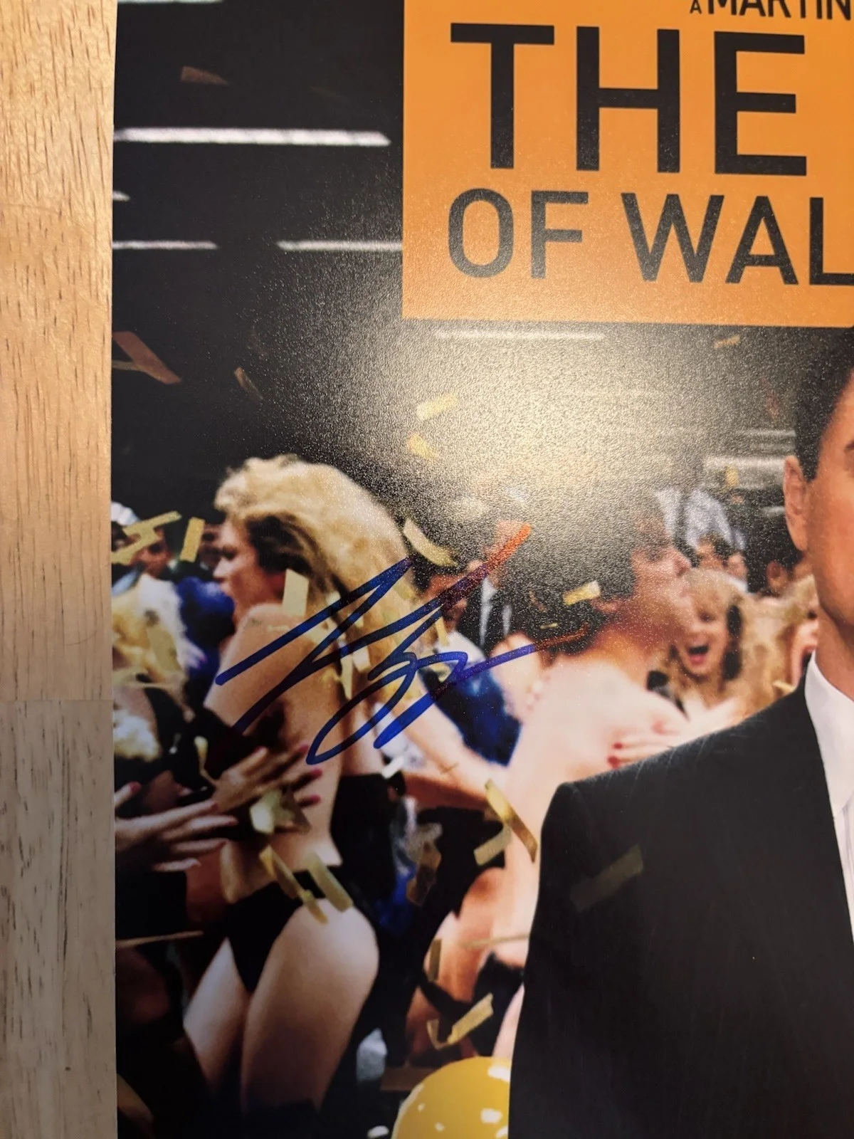 Leonardo Dicaprio Signed Autographed 11x14 Wolf Of Wall Street Photo JSA COA, image 2