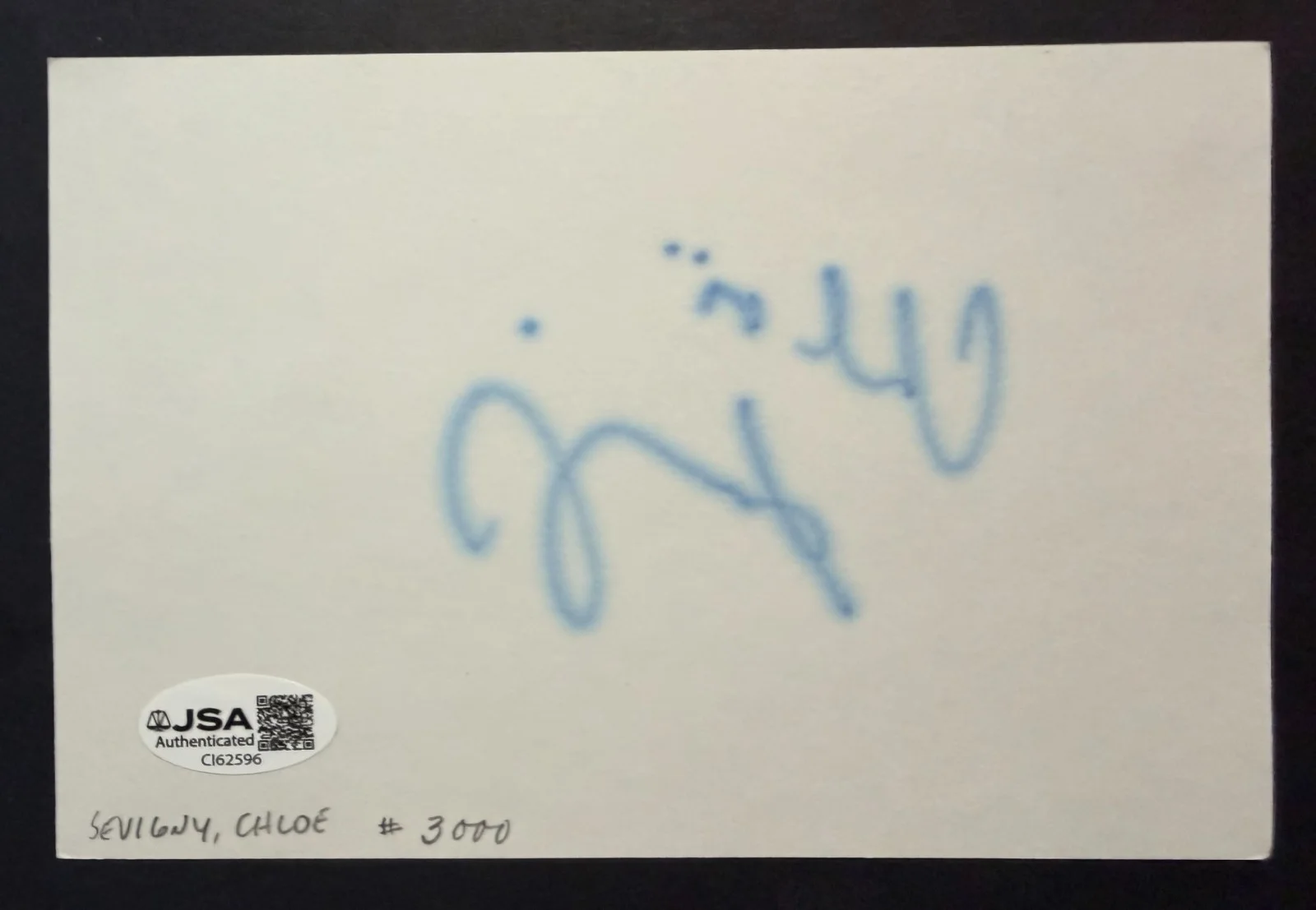 Chloe Sevigny — Chloe Sevigny Actress Signed Autographed Sheet JSA COA Golden Globe Award Winner, изображение 2