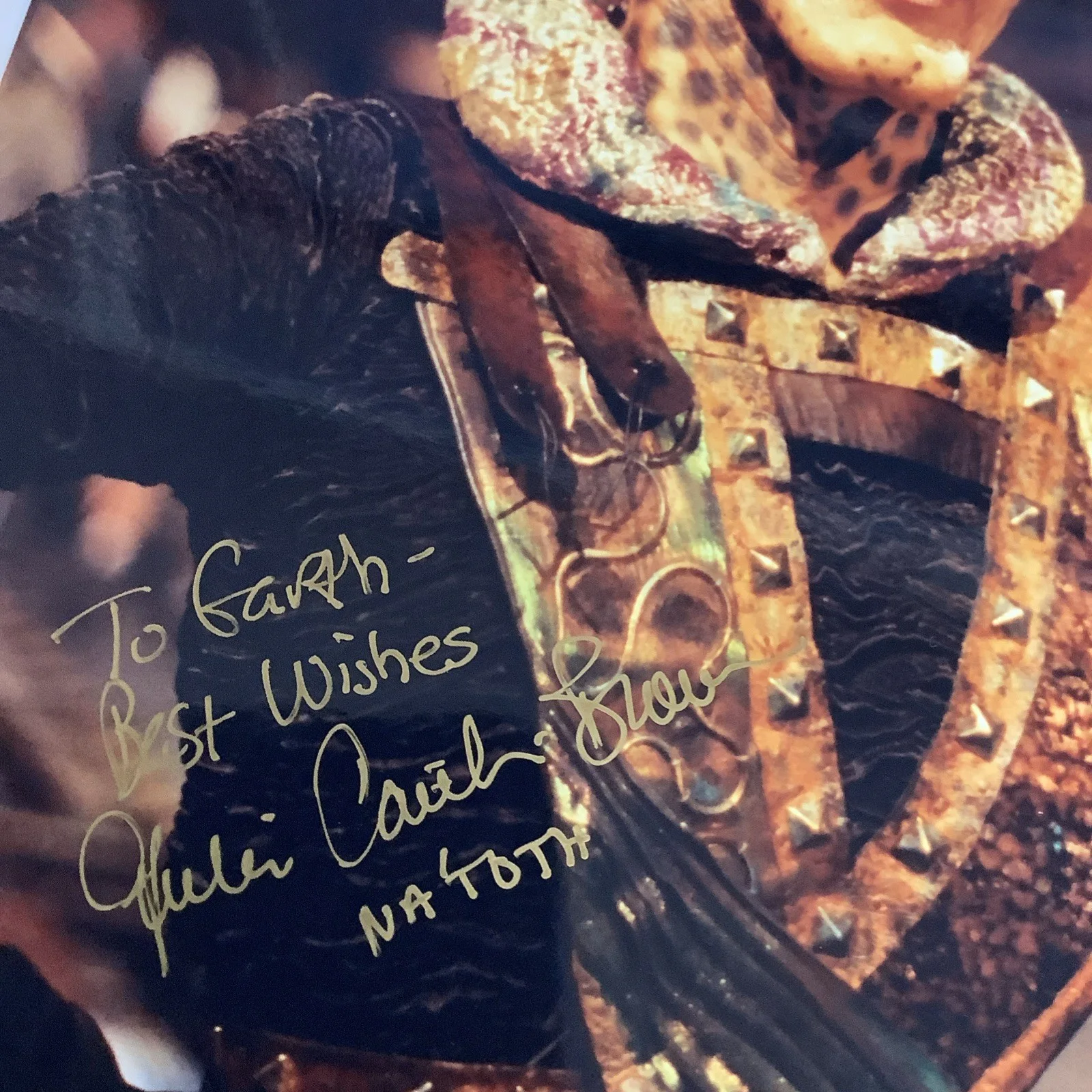 Farscape Natoth Julie Caitlin Brown Autograph, image 2